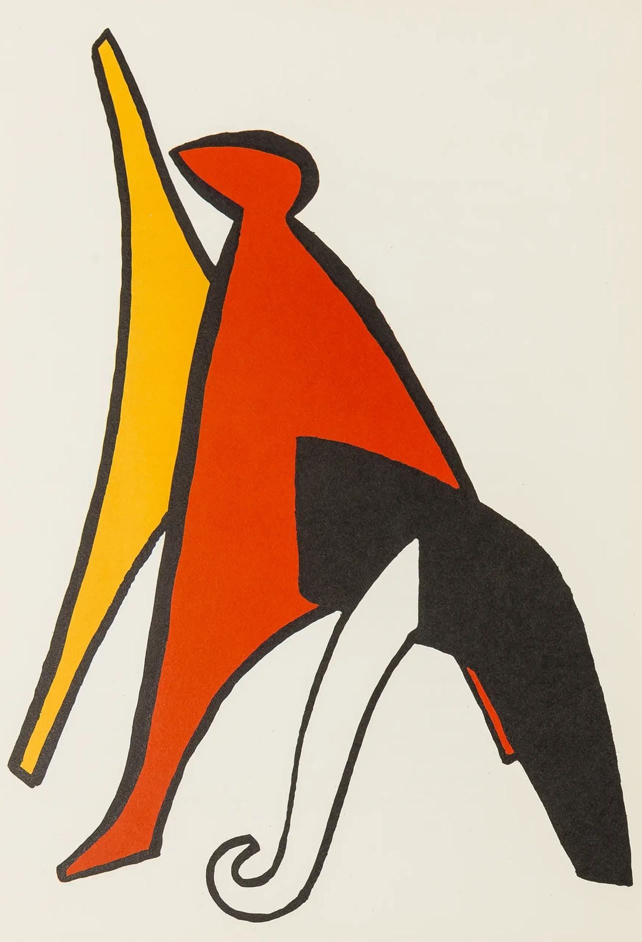 Alexander Calder, Composition, Derrière le miroir, Limited Edition Lithograph