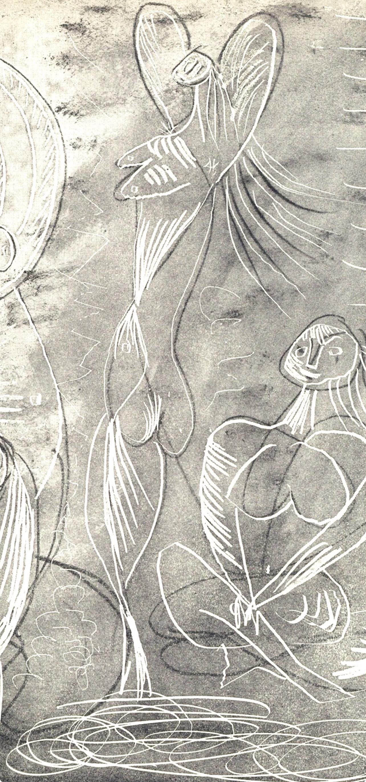 Pablo Picasso, Femme assise et deux danseuses (Bloch 361a-e; Baer 683-688; Cramer 38), La Chèvre-Feuille, Limited Edition Engraving