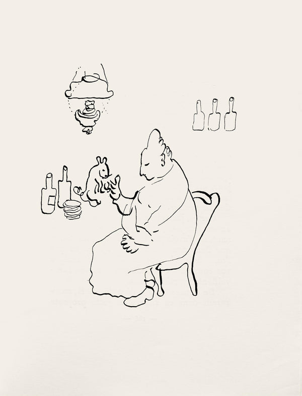 Marc Chagall, Composition, Suite Provinciale avec 92 dessins inédits de Marc Chagall, Limited Edition Lithograph