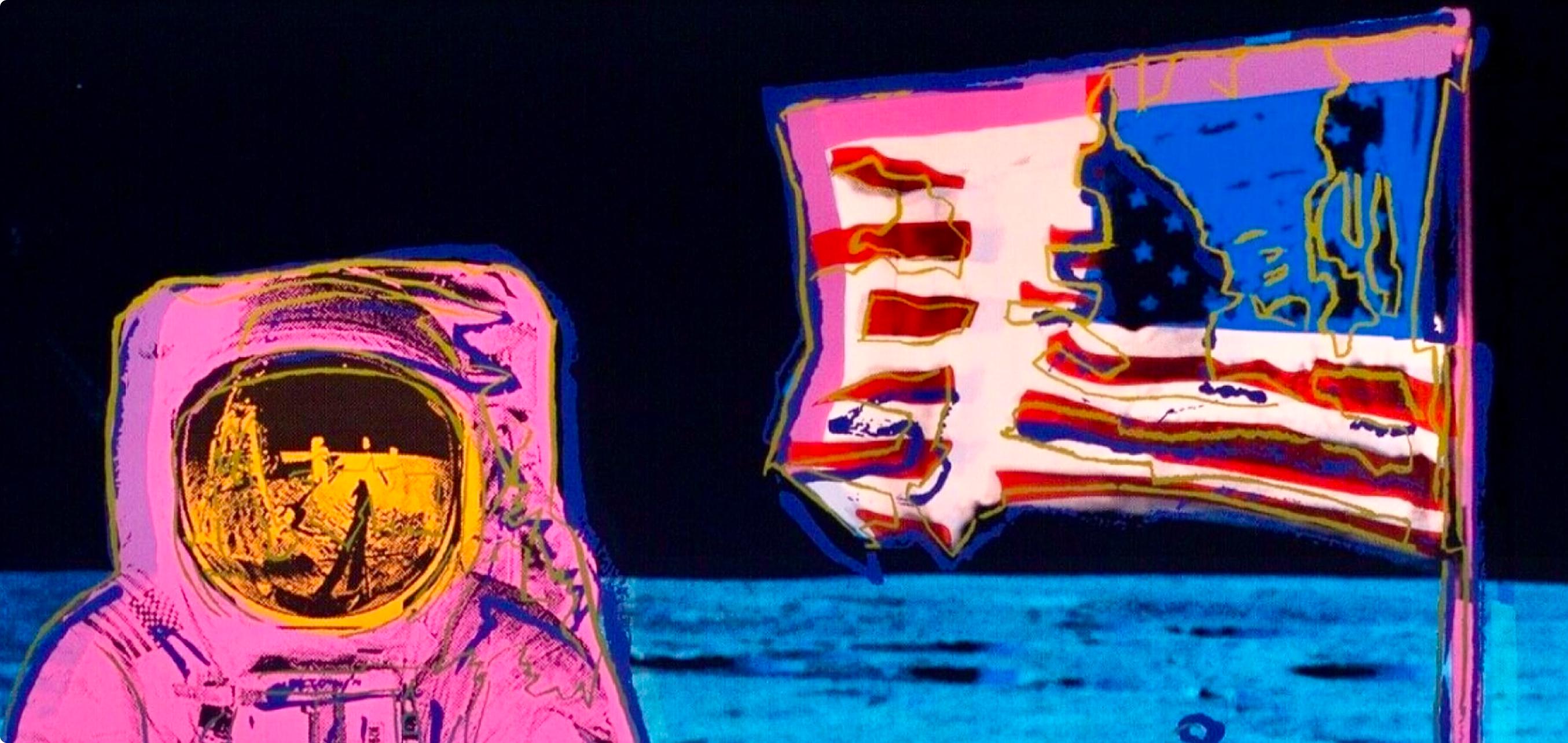 Andy Warhol, Moonwalk, Pink, Official Limited Edition, Sunday B. Morning, Silkscreen