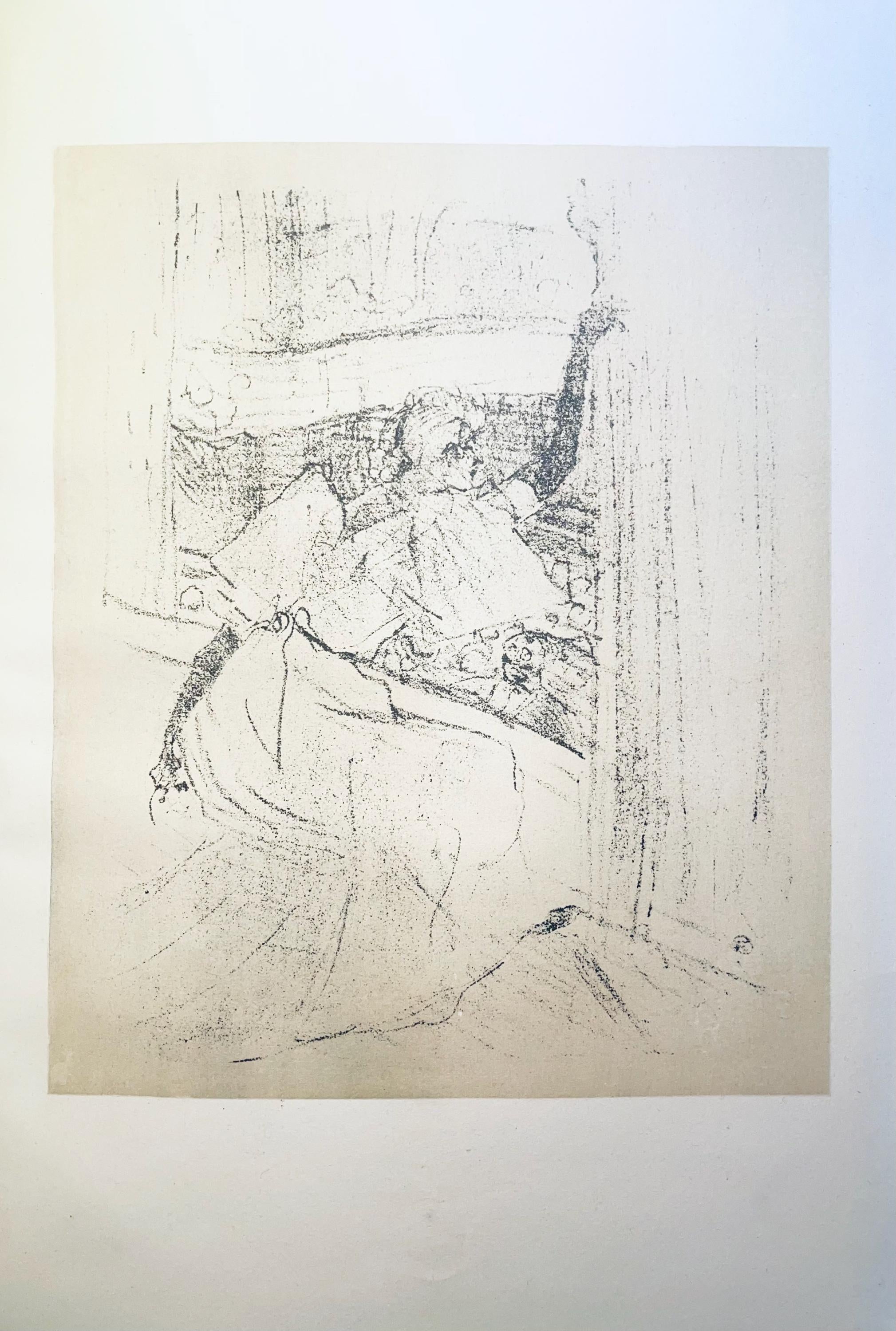 Henri de Toulouse-Lautrec, Composition, Images de Lautrec, 21 Planches en Couleurs, Collezione dell'Obelisco, Limited Edition Lithograph