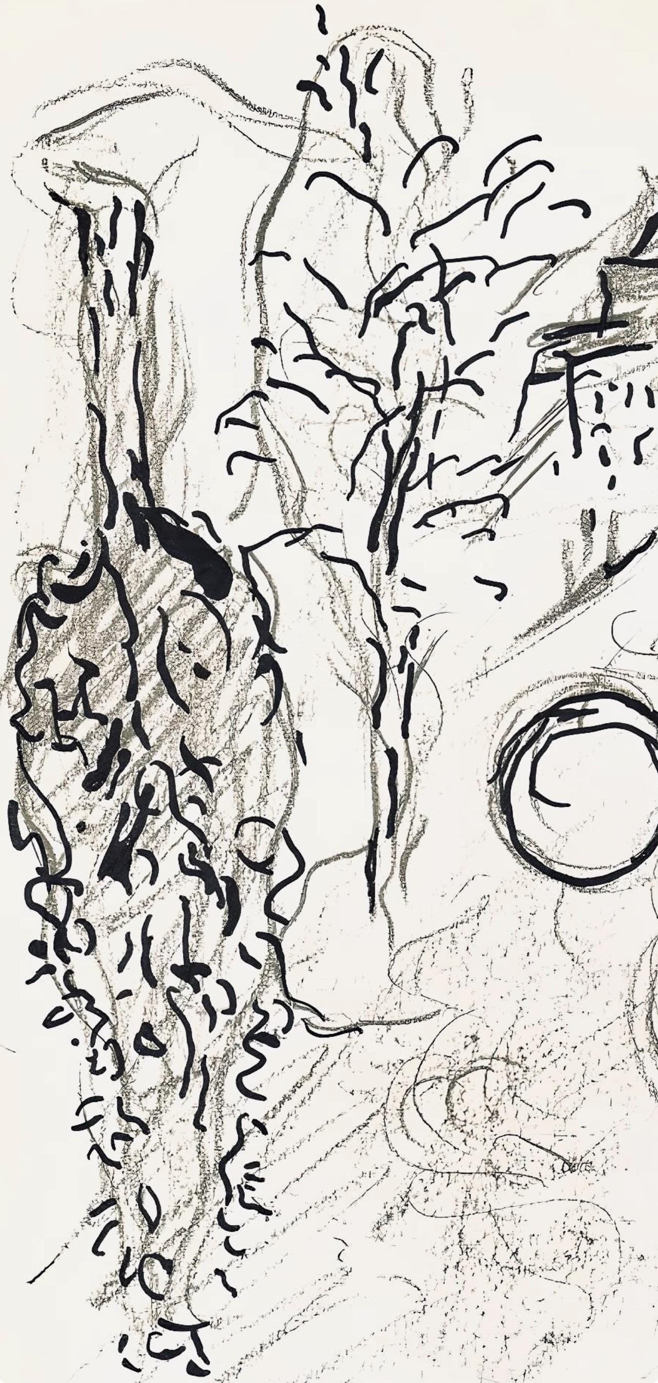 Marc Chagall, Composition (Cramer 61), Le Plafond de l'Opéra de Paris, Limited Edition Lithograph
