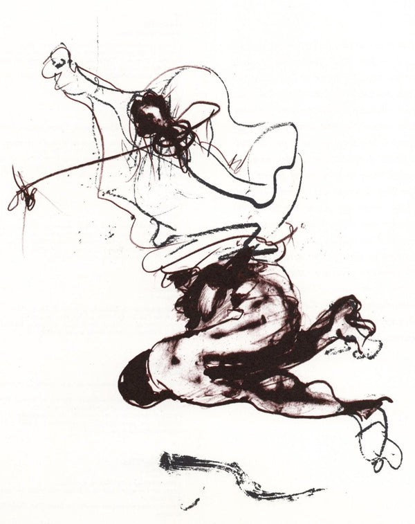 Paul Rebeyrolle, Composition, Hommage à Aimé et Marguerite Maeght, Derrière le miroir, Limited Edition Lithograph