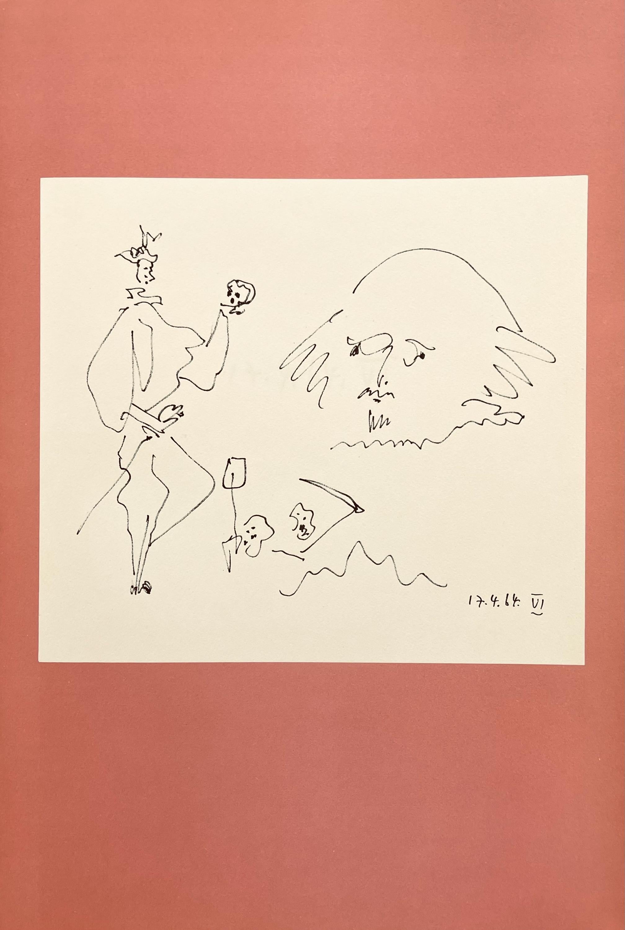 Pablo Picasso, Shakespeare VI (Bloch 1197), Picasso-Aragon Shakespeare, Limited Edition Lithograph