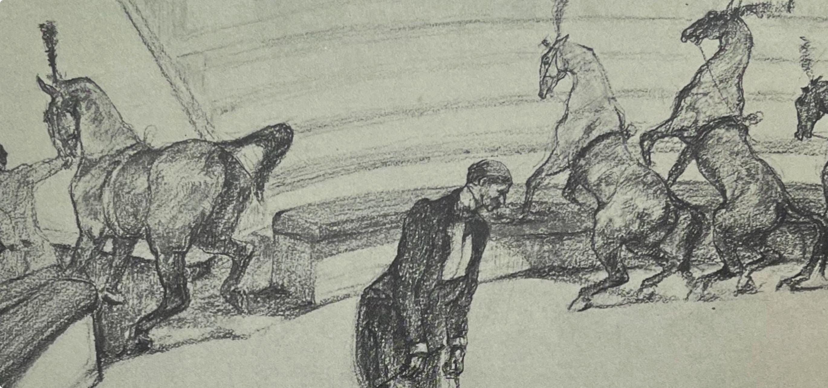 Henri de Toulouse-Lautrec, Performing Horses, Henri de Toulouse-Lautrec, At the Circus, Limited Edition Lithograph