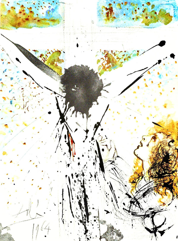 Salvador Dali, Composition (Michler/Löpsinger 1600; Field 69-3), Biblia Sacra, Limited Edition Lithograph