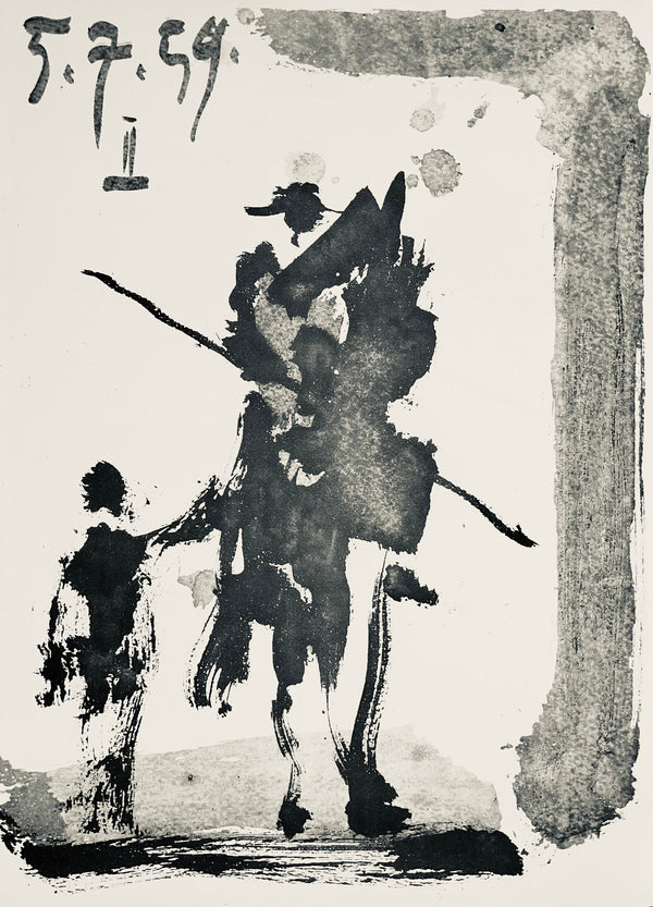 Pablo Picasso, Composition (Bloch 1276; Czwiklitzer 23), Toros y Toreros, Limited Edition Lithograph