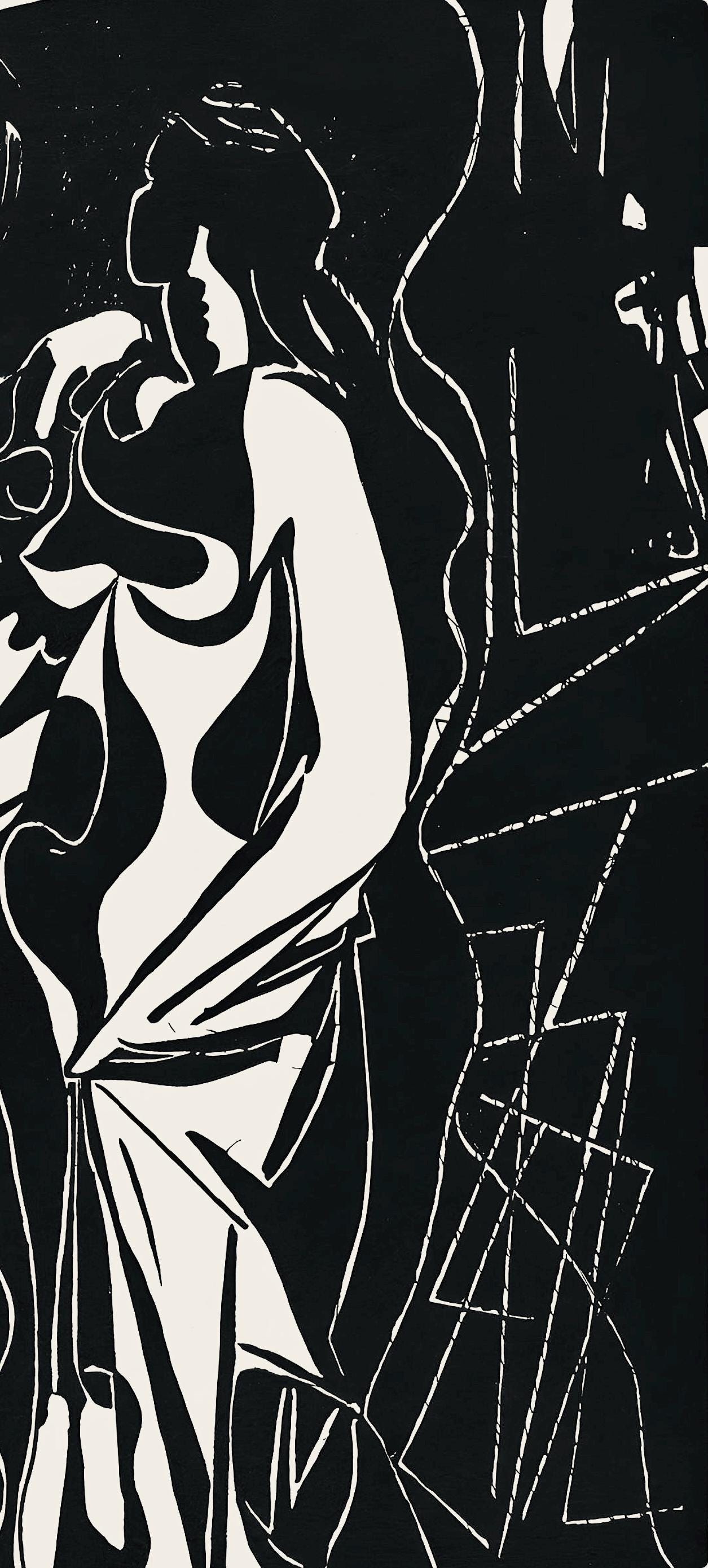 Pablo Picasso, Composition (Monod 10485), Hélène chez Archive de Illustrations de Pablo Picasso, Limited Edition Woodcut