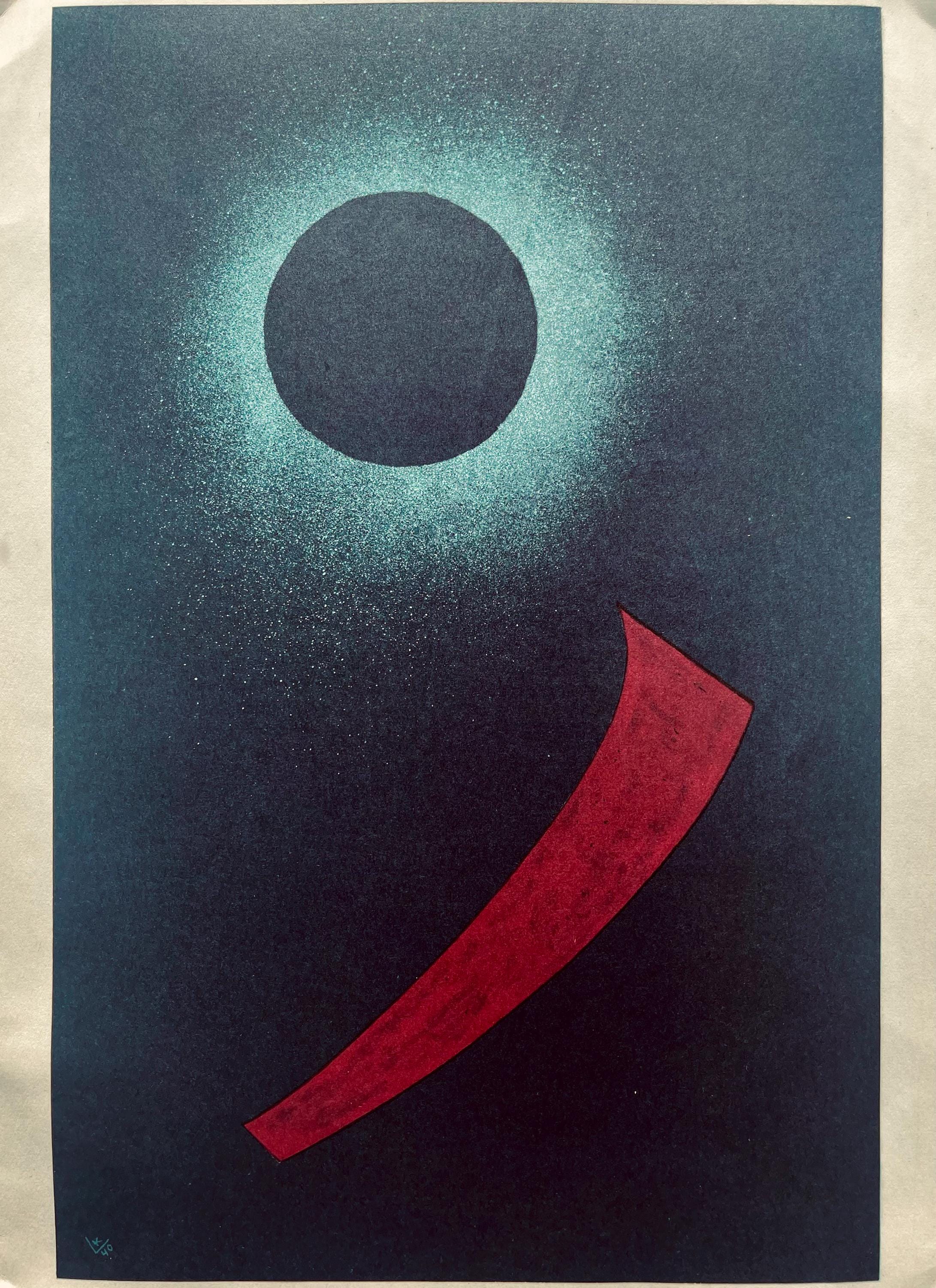 Wassily Kandinsky, Composition, Derrière le miroir, Limited Edition Lithograph