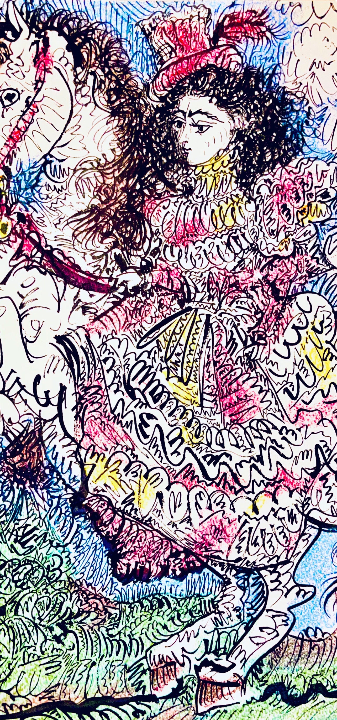Pablo Picasso, Composition (Bloch 1276; Czwiklitzer 23), Toros y Toreros, Limited Edition Lithograph