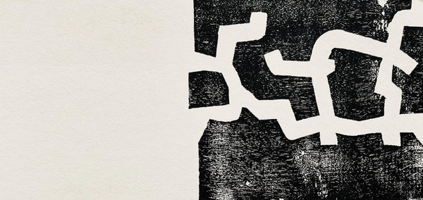 Eduardo Chillida, Composition, Derrière le miroir, Limited Edition Woodcut