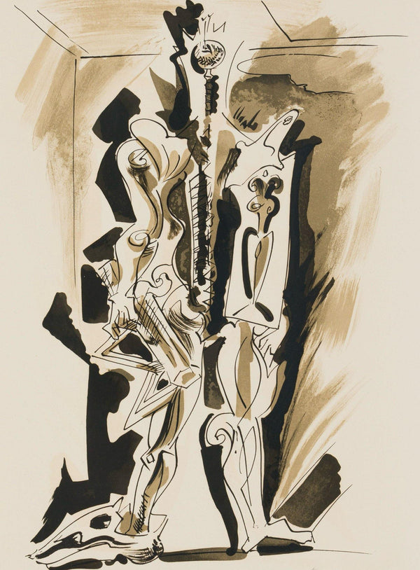 André Masson, Composition, XXe siècle, Limited Edition Lithograph