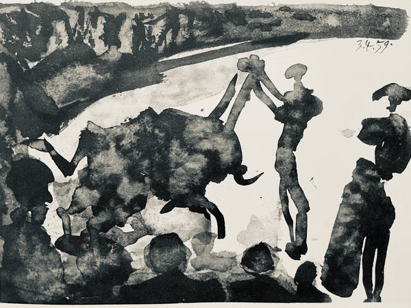 Pablo Picasso, Composition (Bloch 1276; Czwiklitzer 23), Toros y Toreros, Limited Edition Lithograph