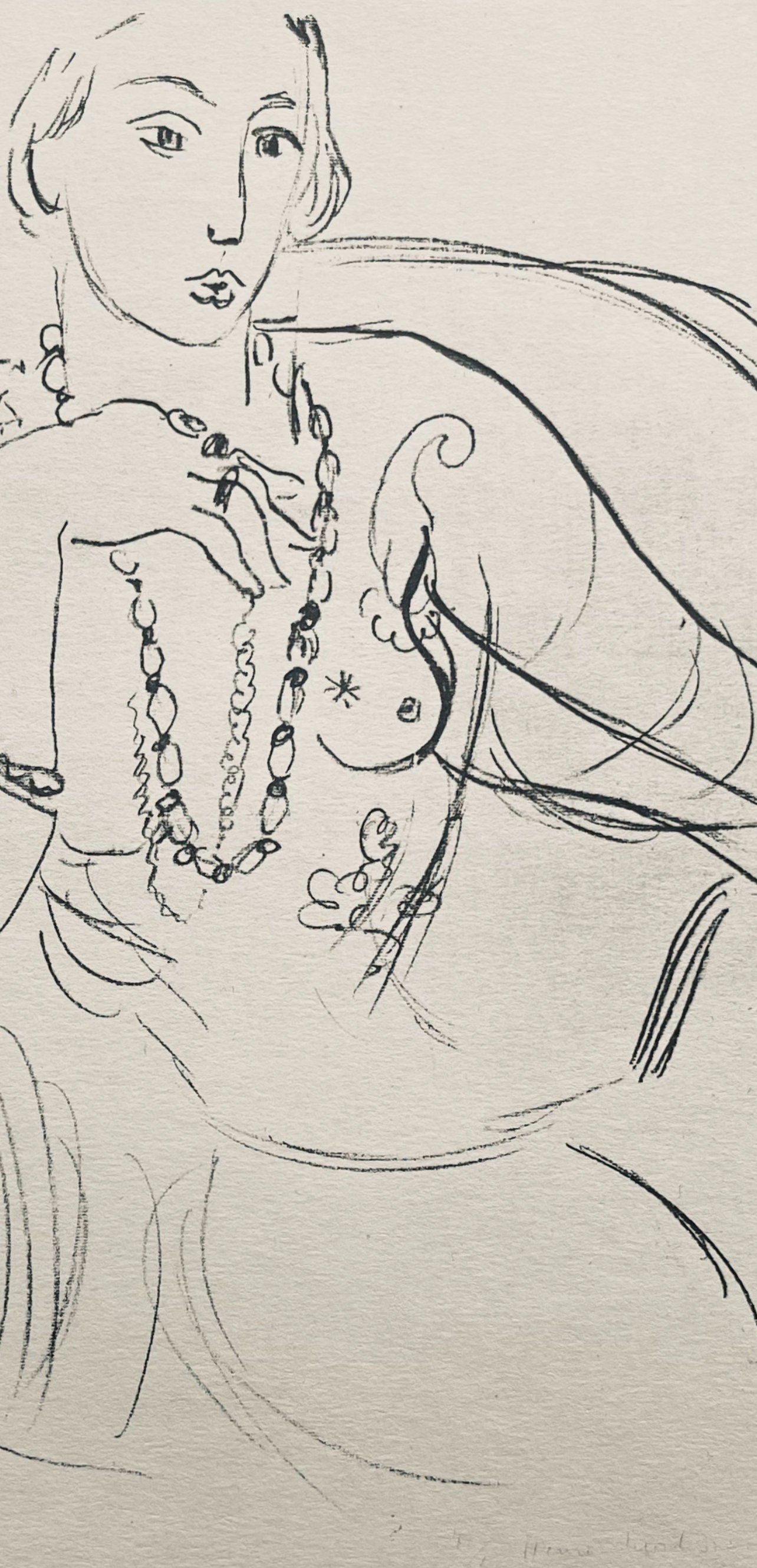 Henri Matisse, Composition (Dutel 3), Dessins de Henri-Matisse, Limited Edition Lithograph
