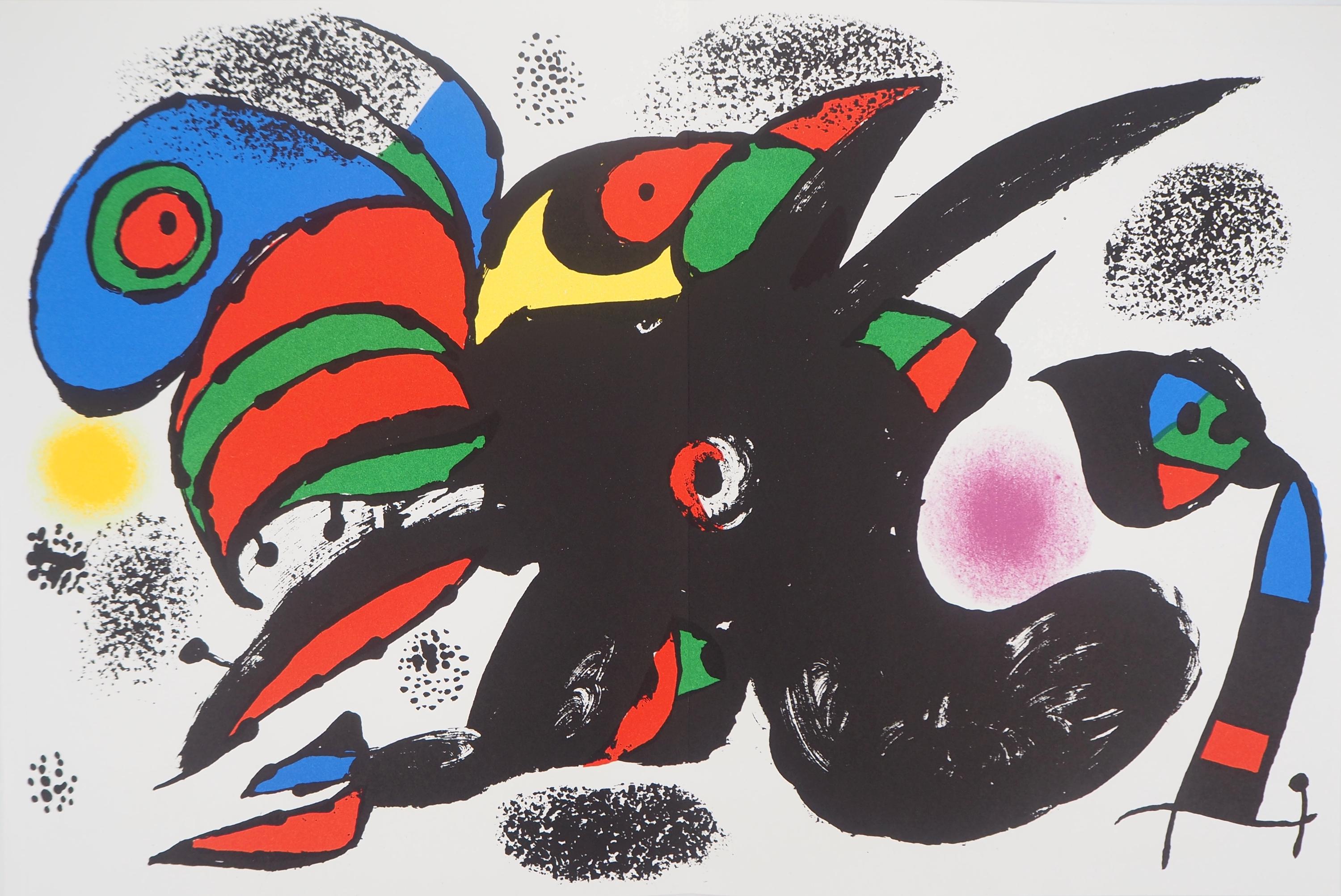 Joan Miró, Composition, XXe siècle, Limited Edition Lithograph