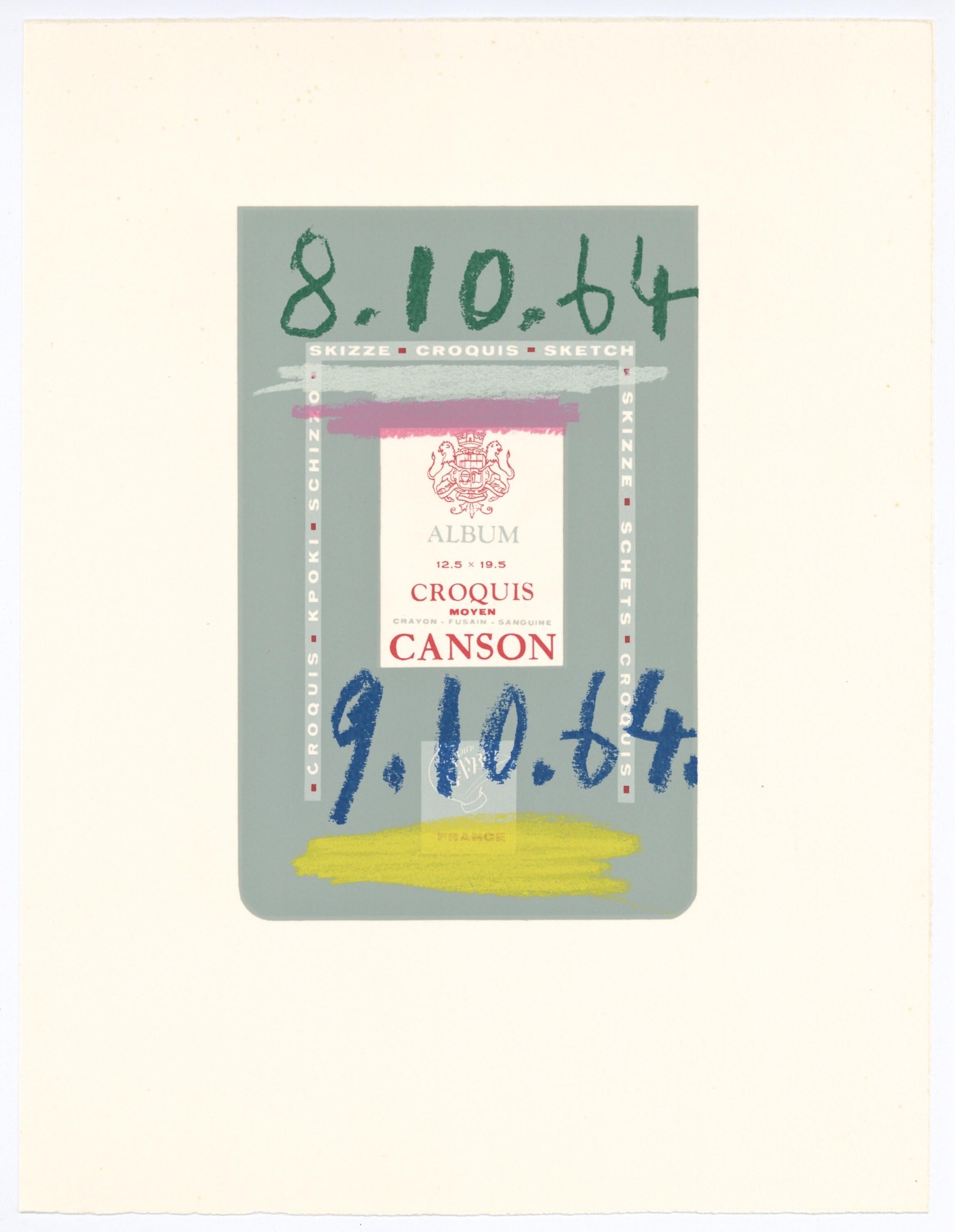 Pablo Picasso, Composition, Le Goût du Bonheur (Cramer 148; Bloch 2013), Limited Edition Mixed Media Lithograph