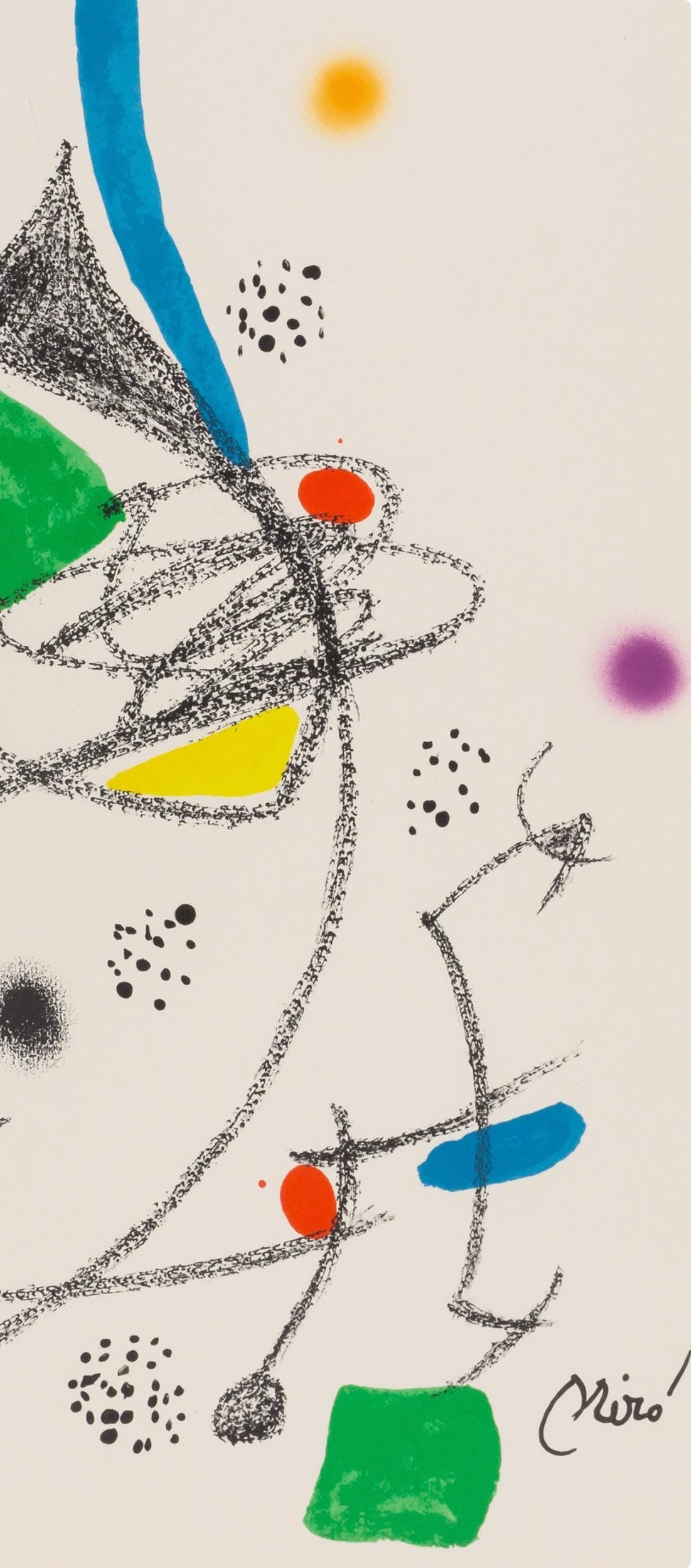 Joan Miró, Composition (Mourlot, 1051-1072), Maravillas con Variaciones acrósticas en el Jardín de Miró, Limited Edition Lithograph