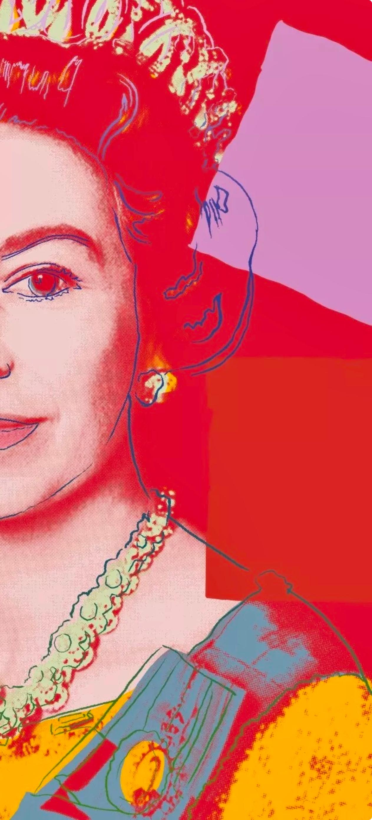 Andy Warhol, Queen Elizabeth II, nº334, Official Limited Edition, Sunday B. Morning, Silkscreen