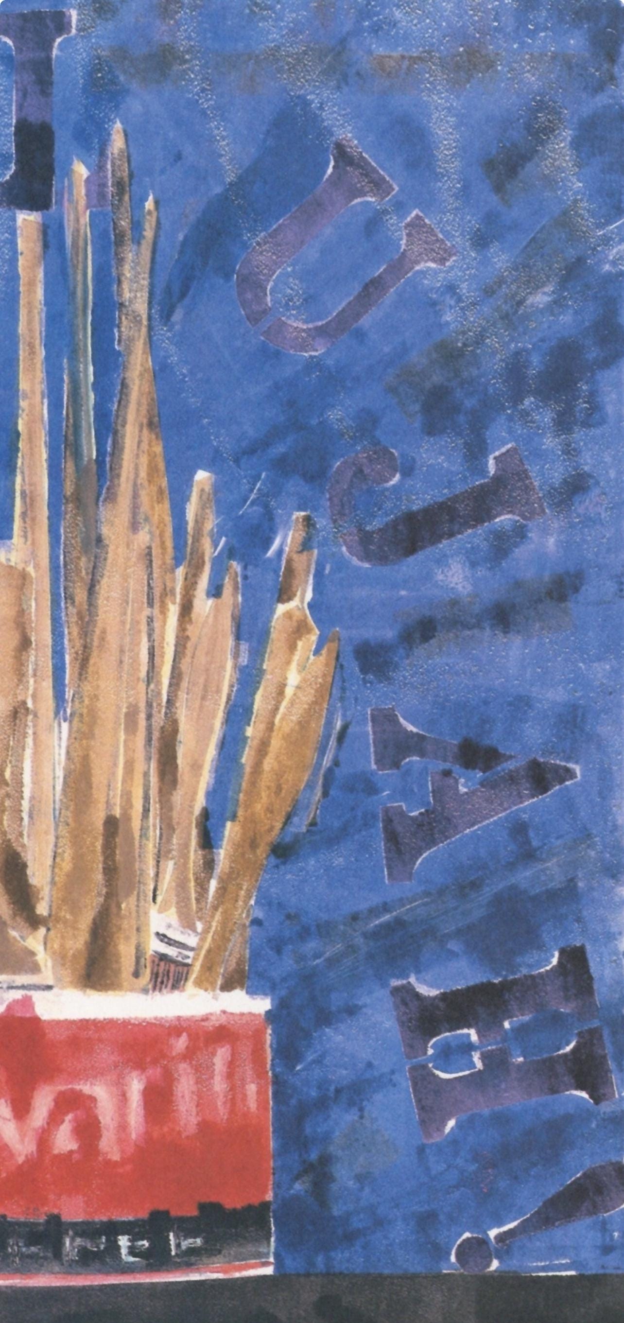 Jasper Johns, Composition, Jasper Johns, 17 Monotypes, Limited Edition Héliogravure