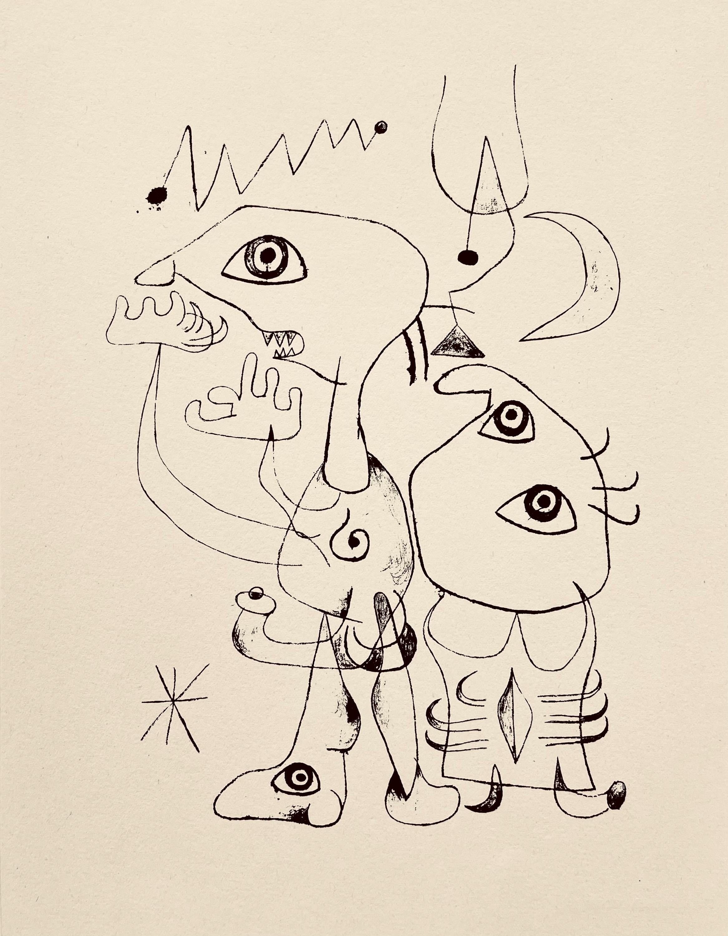 Joan Miró, Composition, The Prints of Joan Miro, Limited Edition Etching