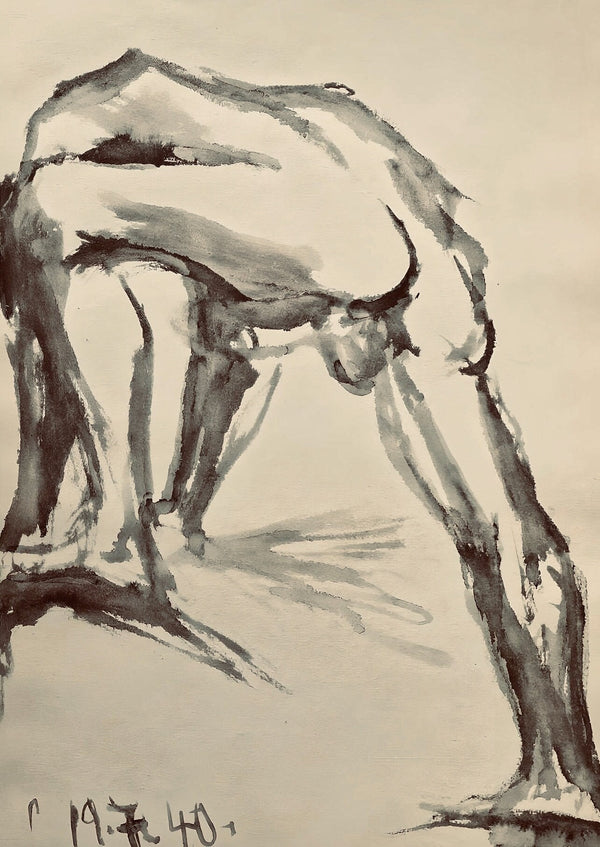 Pablo Picasso, Composition, Carnet de dessins de Picasso, Cahiers d’Art, Limited Edition Lithograph