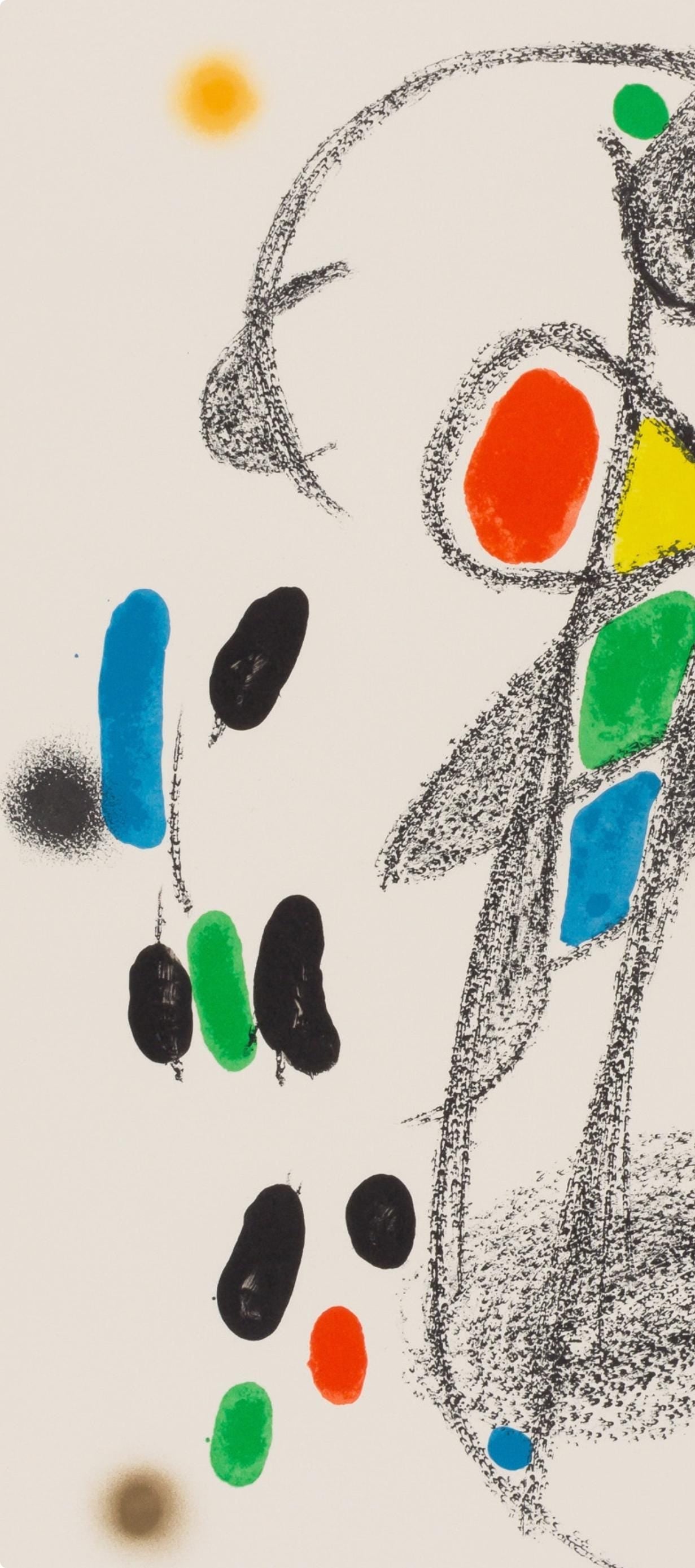 Joan Miró, Composition (Mourlot, 1051-1072), Maravillas con Variaciones acrósticas en el Jardín de Miró, Limited Edition Lithograph