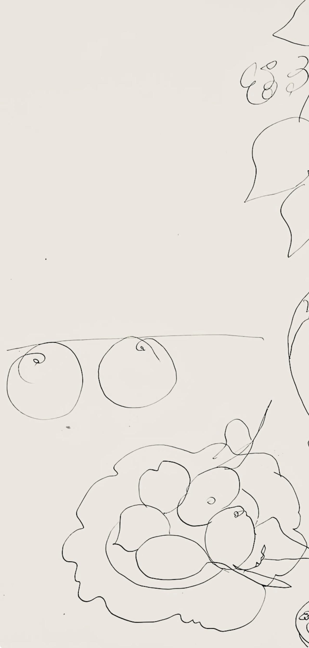 Henri Matisse, Série A, var. 4 (Duthuit 9), Henri Matisse, Dessins, Thèmes et variations, Limited Edition Lithograph