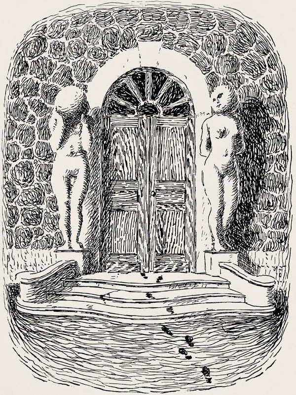 René Magritte, Composition, Les chants de Maldoror, Limited Edition Lithograph