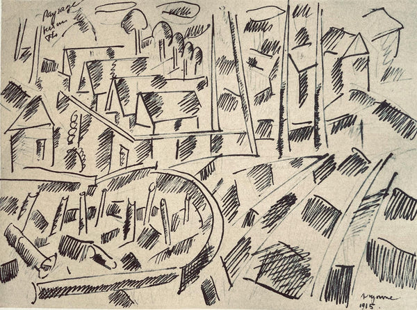 Fernand Léger, Aux Alentours De Verdun, Fernand Léger, Dessins de Guerre, Limited Edition Lithograph