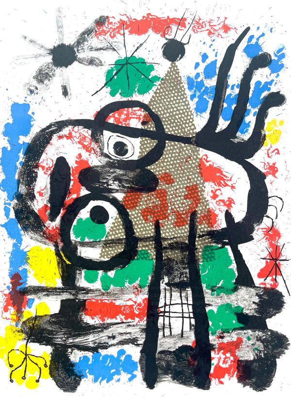 Joan Miró, Composition (Cramer 70; Mourlot 316), Derrière le miroir, Limited Edition Lithograph