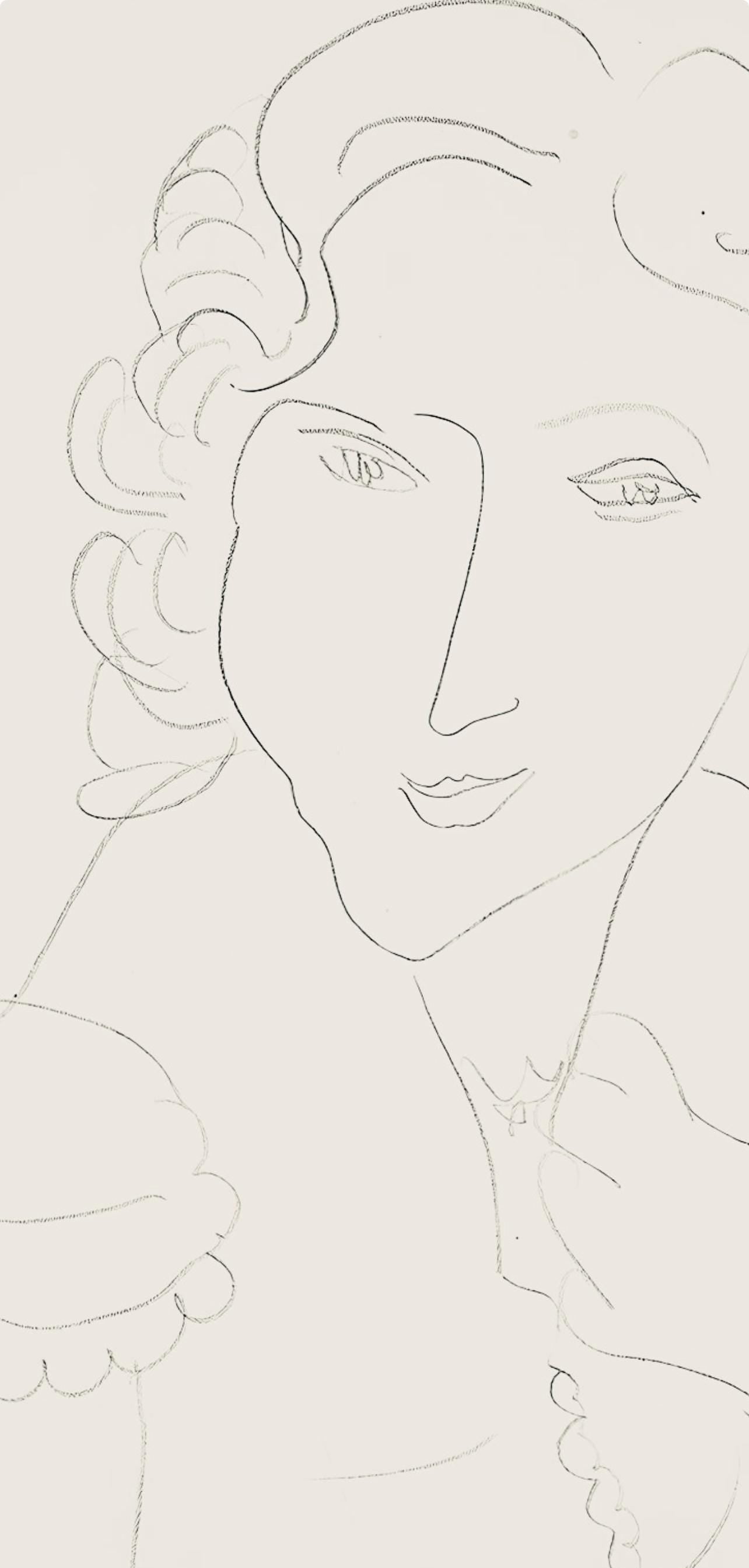 Henri Matisse, Série O, var. 5 (Duthuit 9), Henri Matisse, Dessins, Thèmes et variations, Limited Edition Lithograph