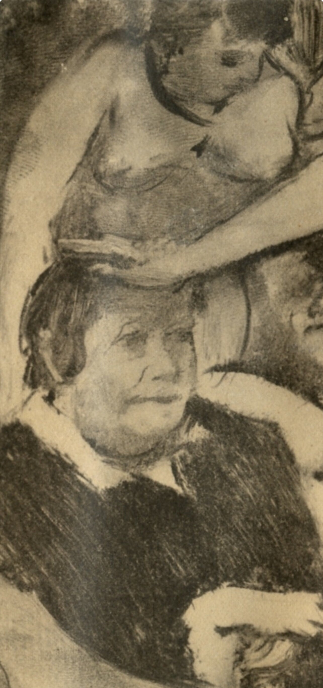 Edgar Degas, Petite Fete de la Patronne, E. Degas Monotypes, Limited Edition Monotype