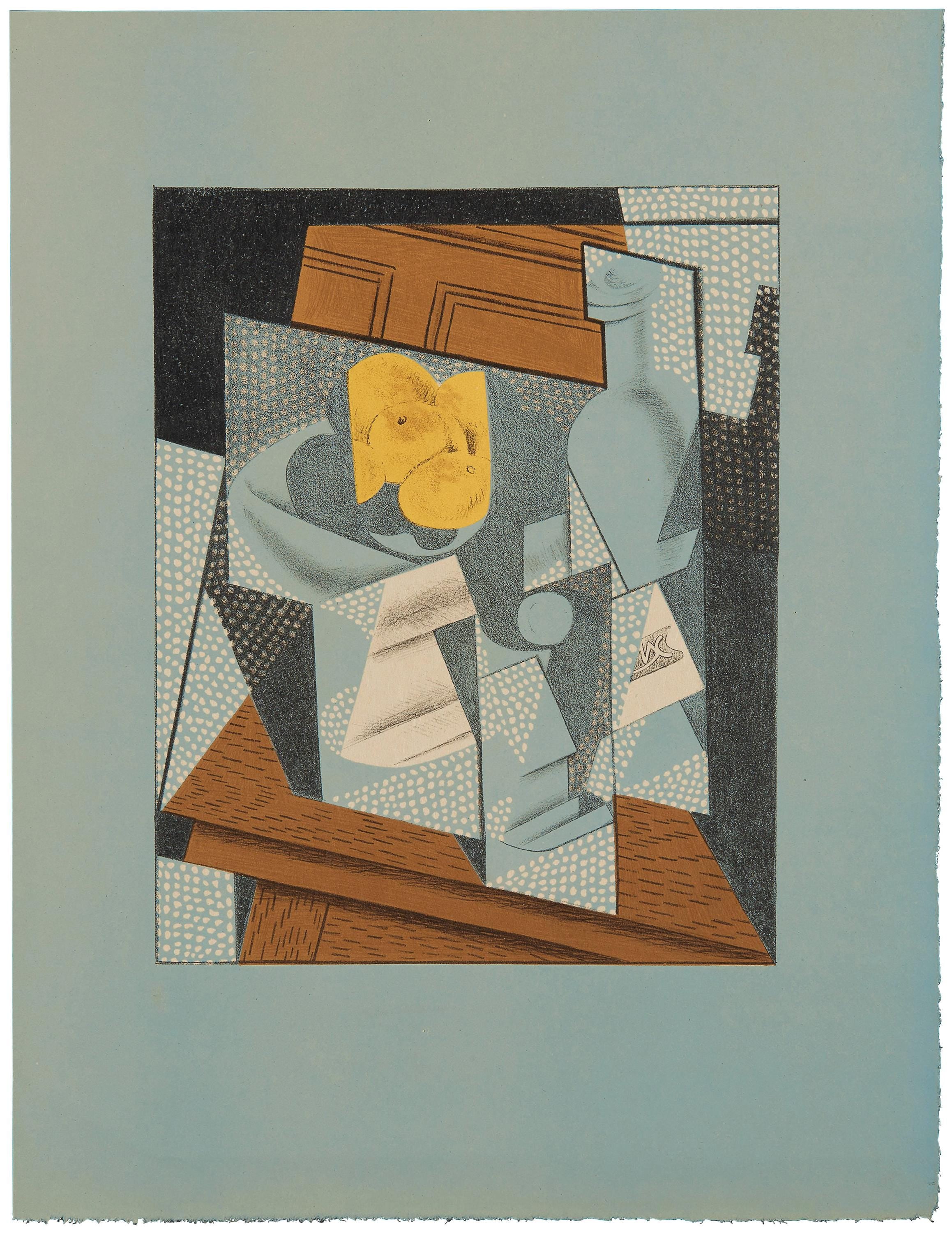 Juan Gris, Compotier (Kahnweiler 1969), Au Soleil du Plafond, Limited Edition Lithograph