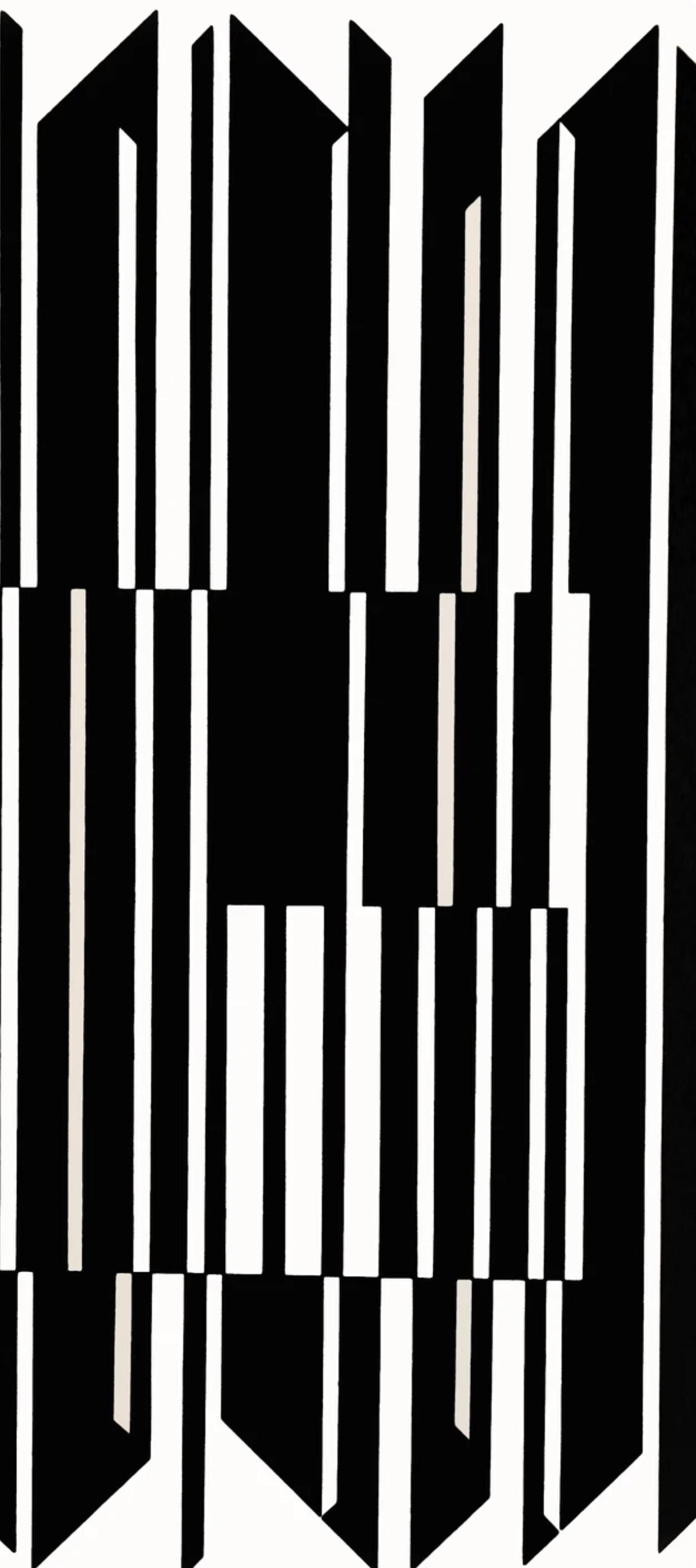 Victor Vasarely, Composition, Linéaires, Limited Edition Héliogravure