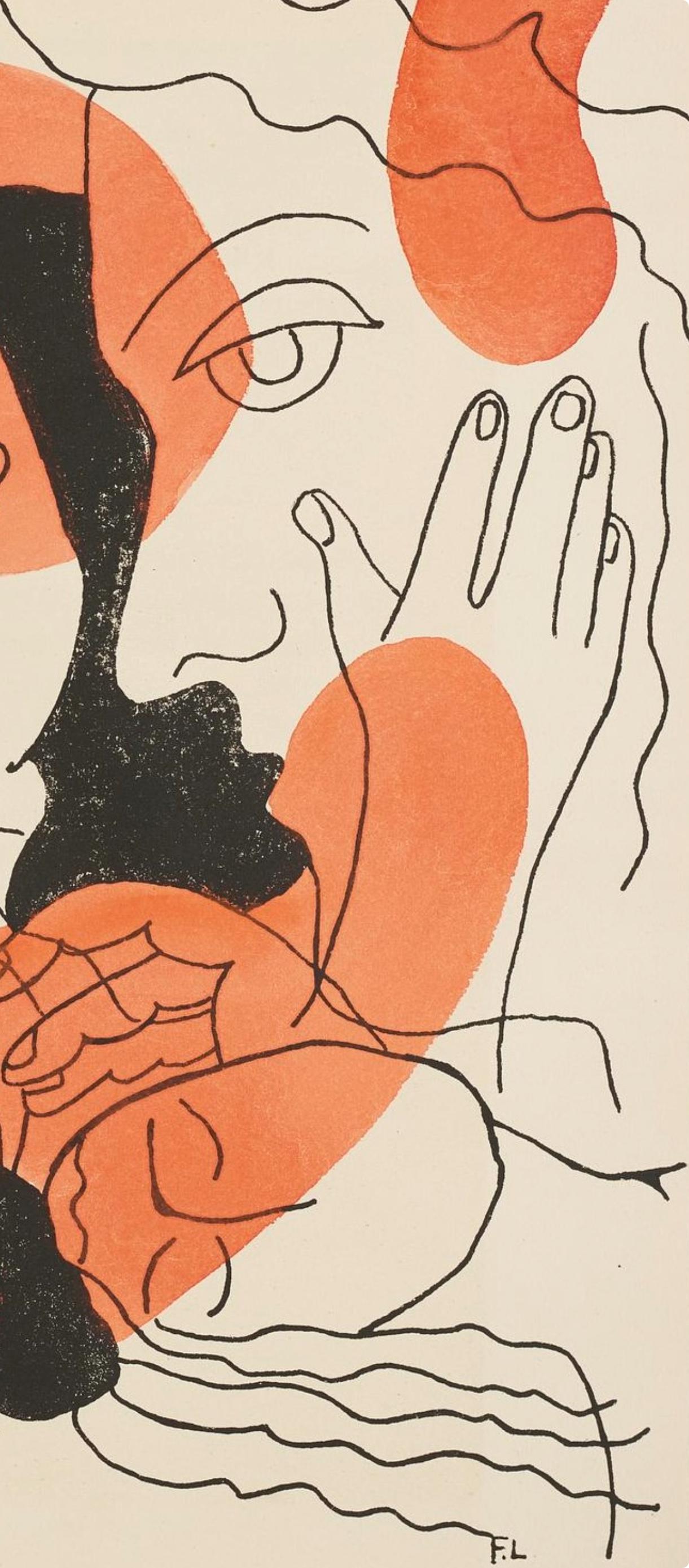 Fernand Léger, Composition (Saphire 24-38), Les Illuminations, Limited Edition Lithograph