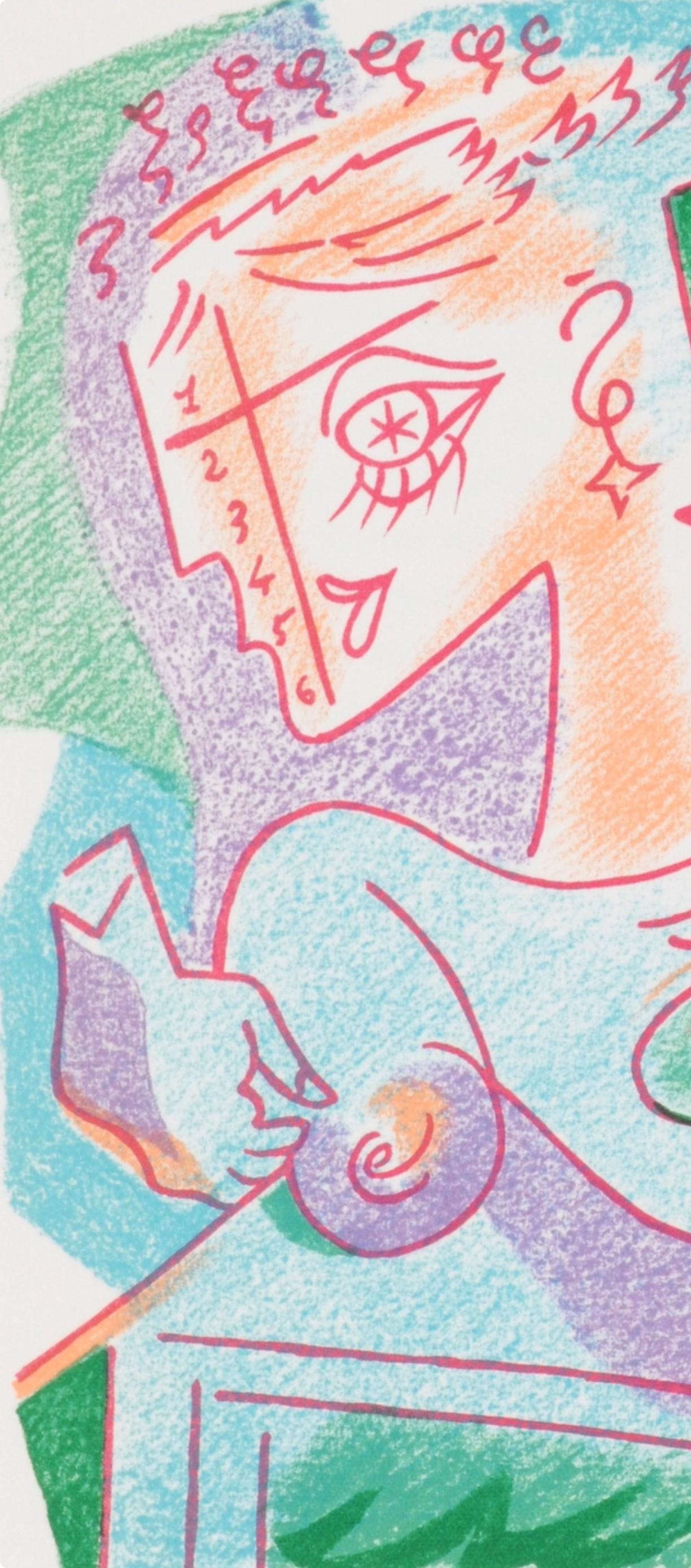André Masson, Composition (Cramer 97), Une Étoile de Craie, Limited Edition Lithograph