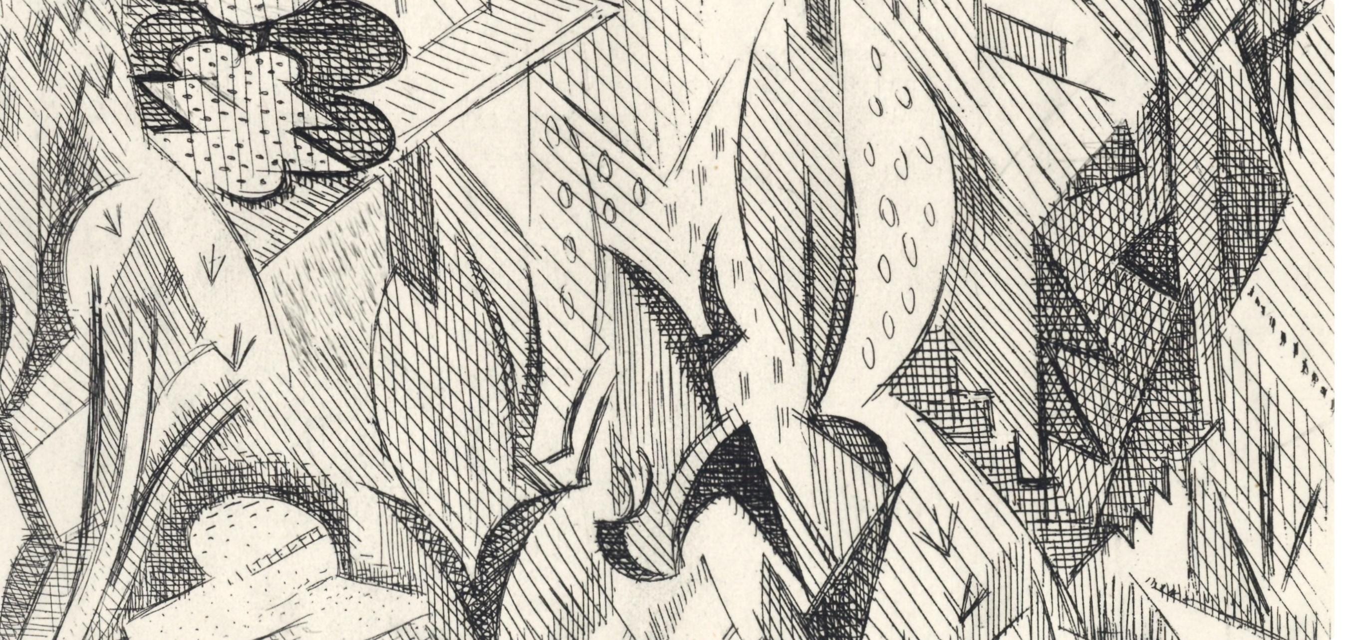 André Lhote, Composition, Alternance, Limited Edition Etching