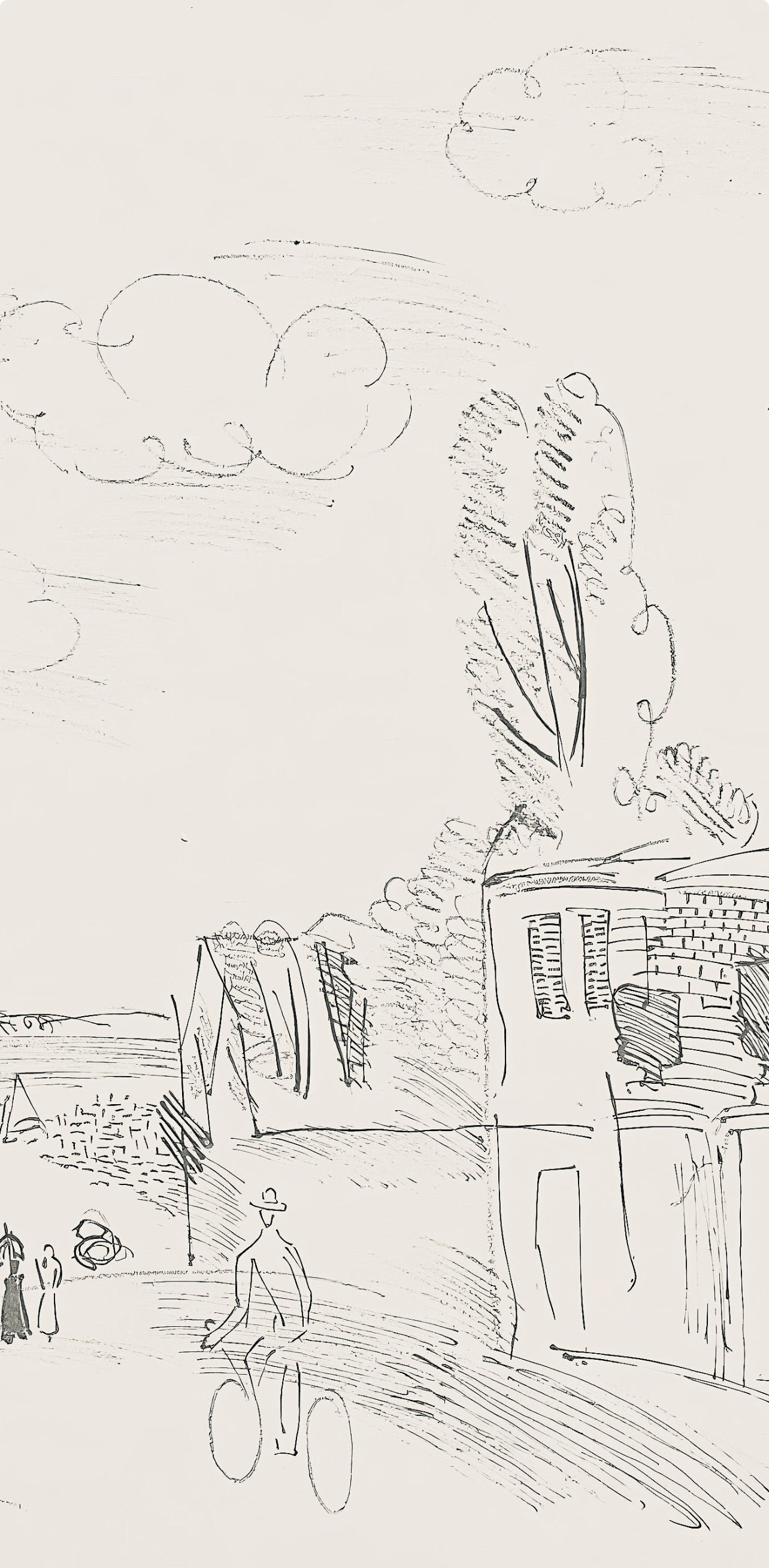 Raoul Dufy, Composition, Les Côtes Normandes, Limited Edition Lithograph