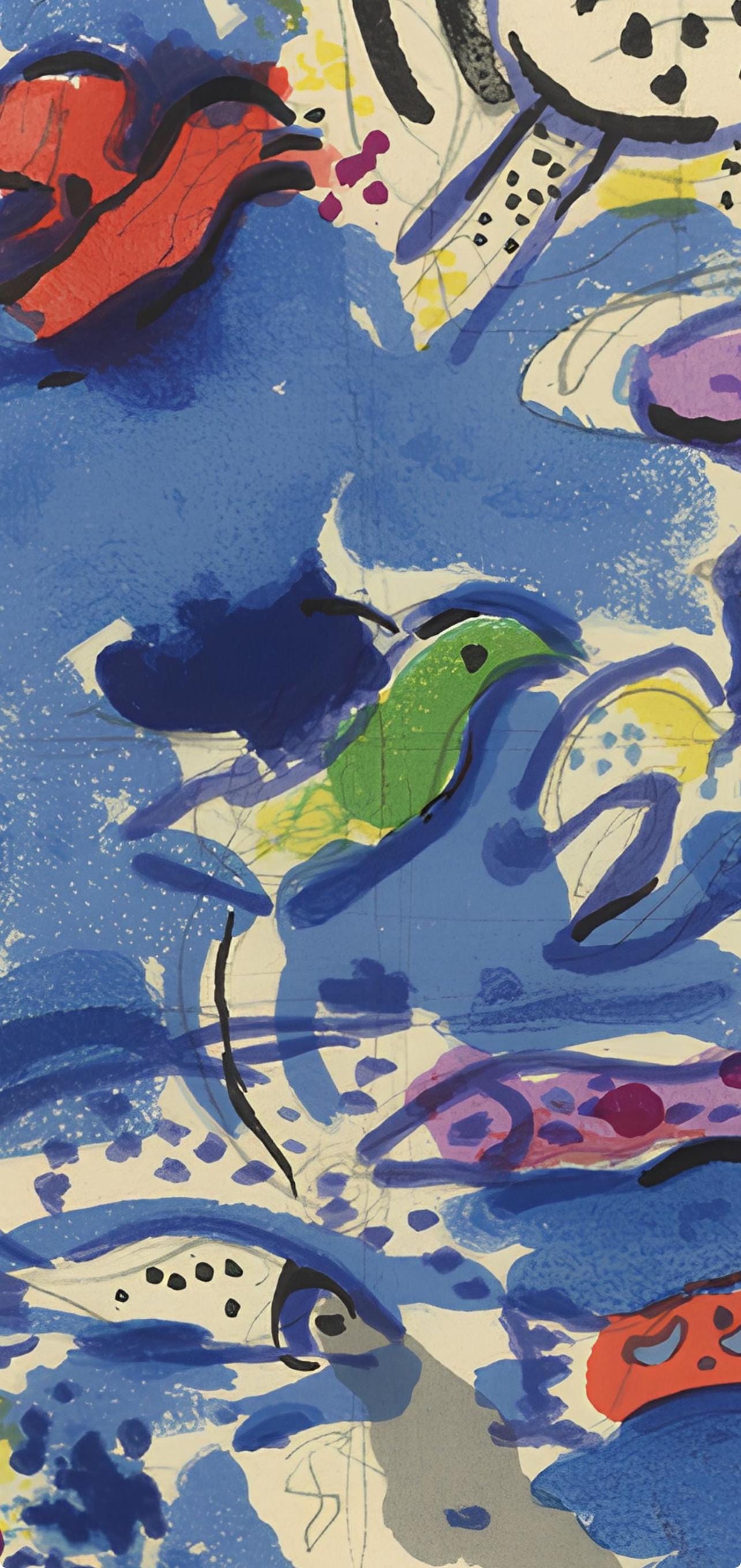 Marc Chagall, Tribe of Reuben, Jerusalem Windows, Limited Edition Lithograph