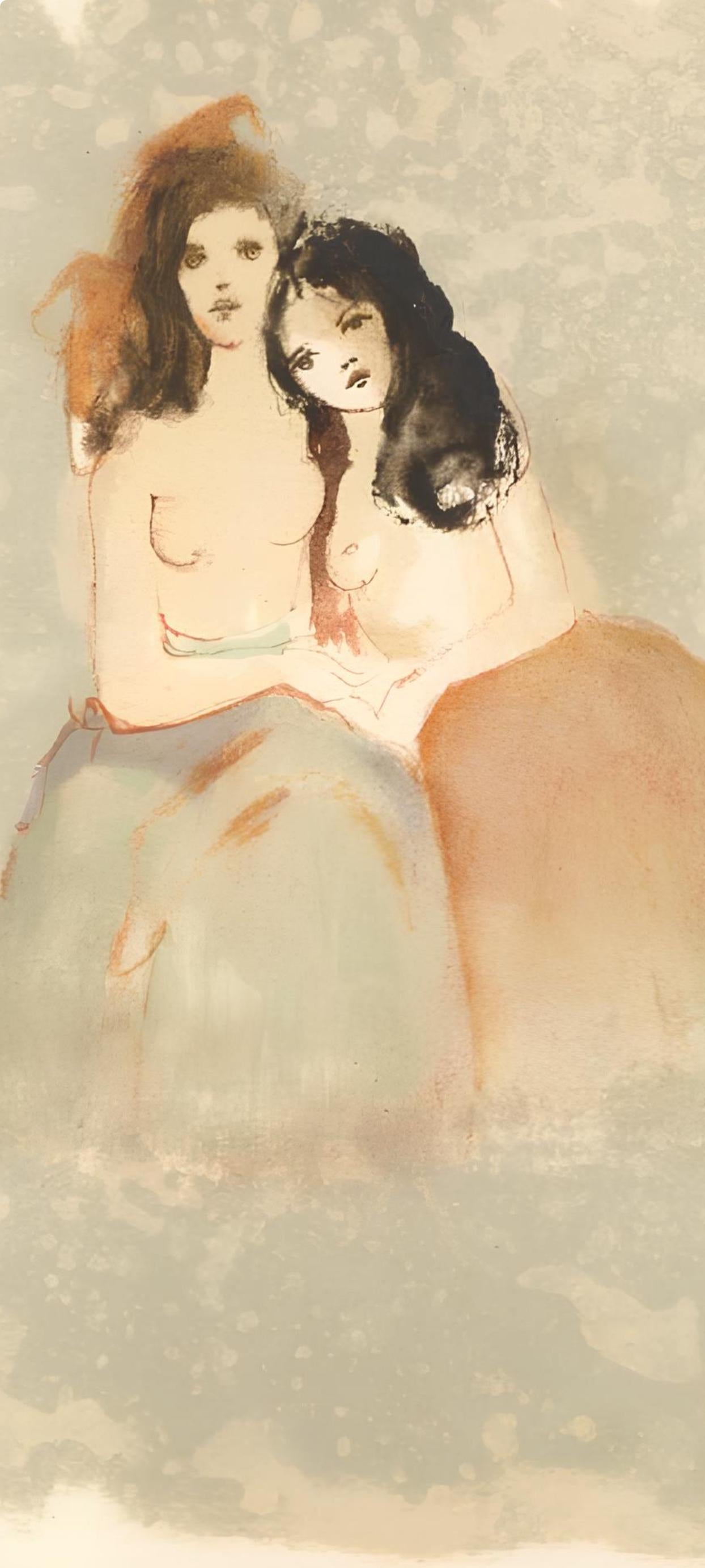 Léonor Fini, Composition, Parallèlement, Limited Edition Lithograph