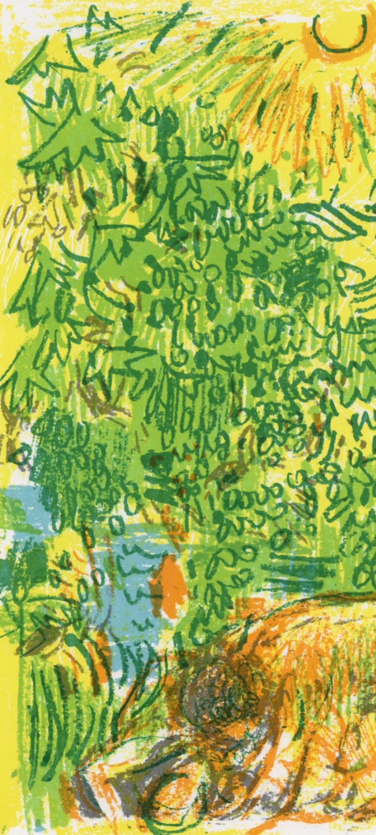 André Cottavoz, Composition, L'Odyssée, Limited Edition Lithograph