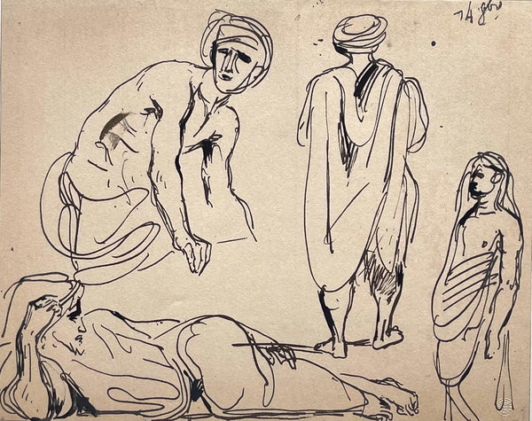Eugène Delacroix, Composition, Trente et un Dessins et Aquarelles du Maroc, Limited Edition Lithograph