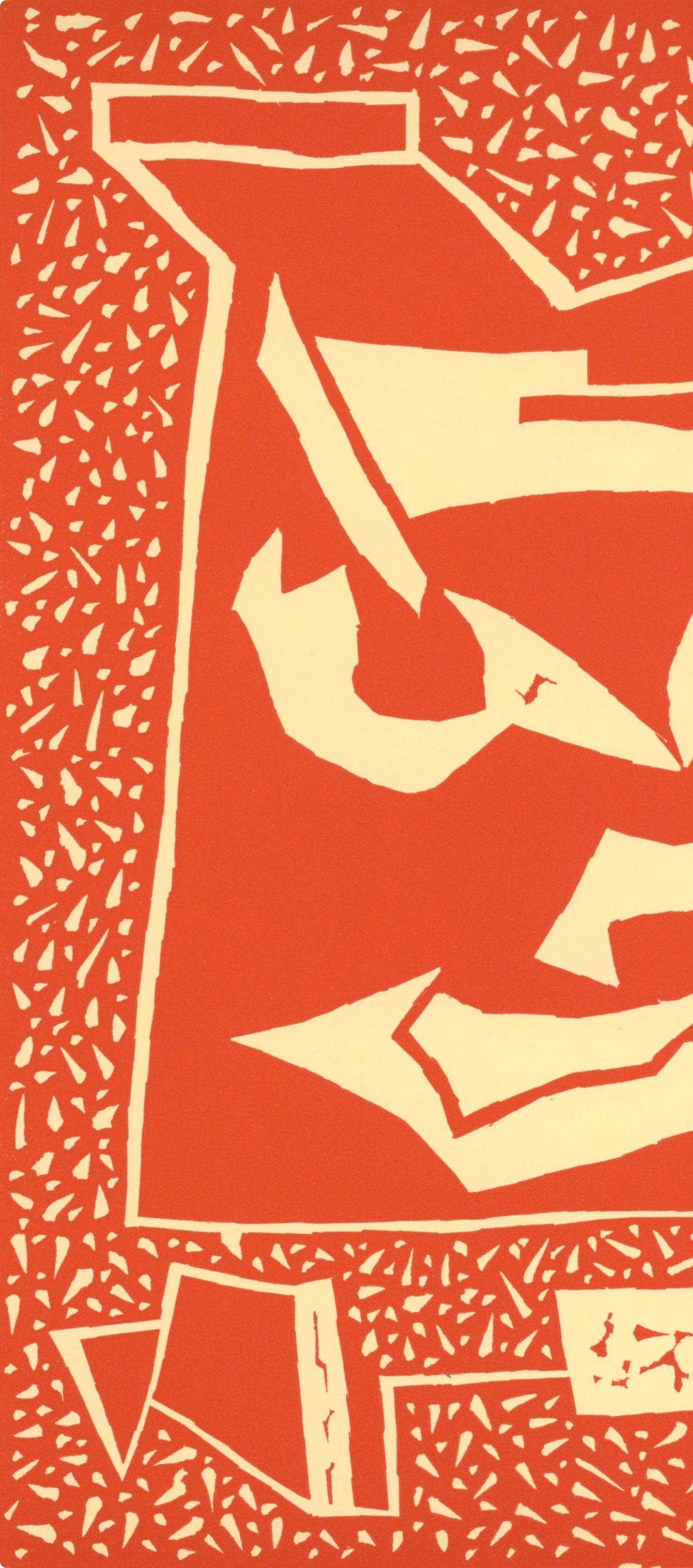 Alberto Magnelli, Composition, XXe siècle, Limited Edition Linocut