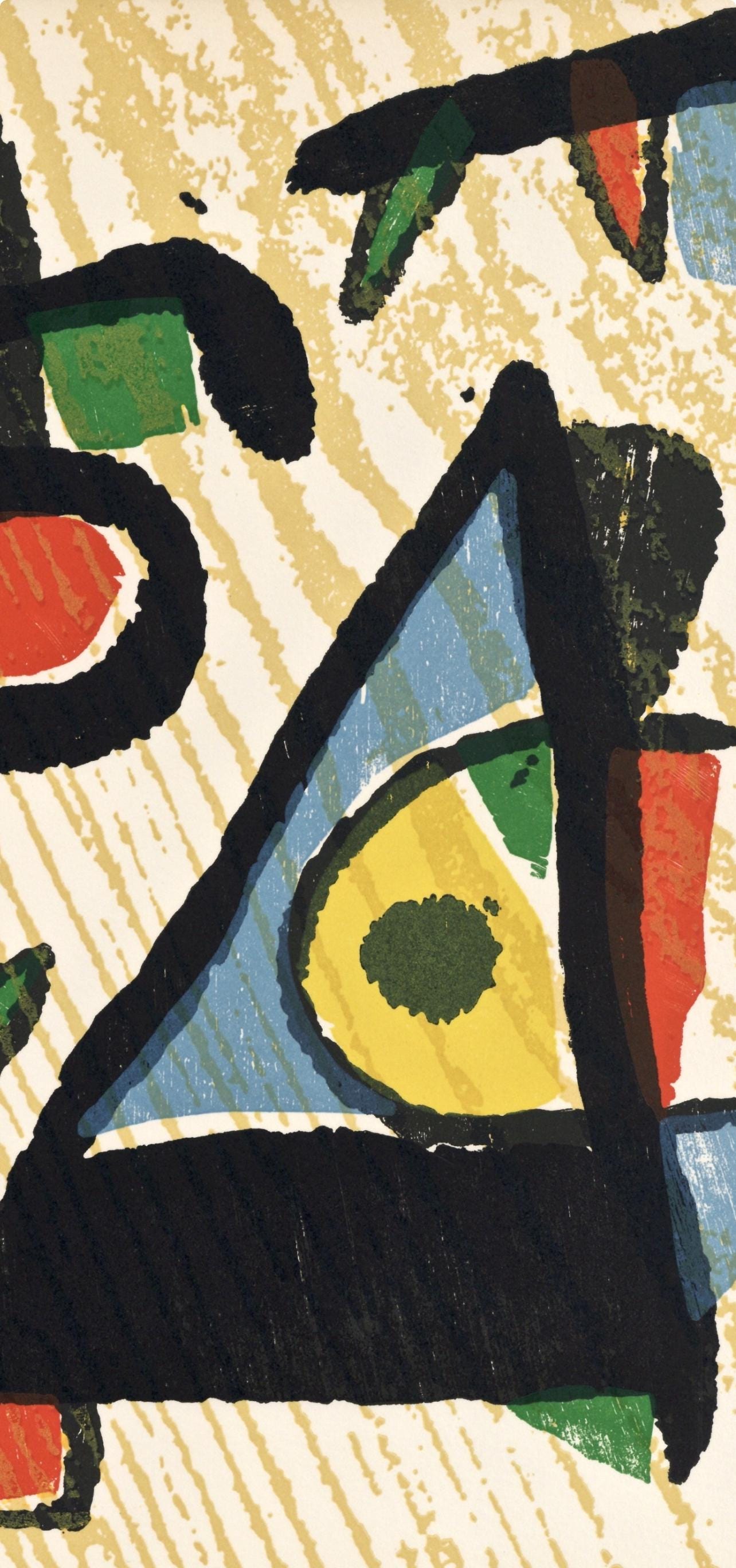 Joan Miró, Composition (Dupin 1291), Miró Graveur, Limited Edition Woodcut