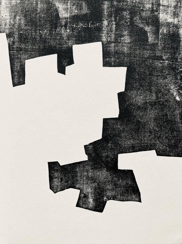 Eduardo Chillida, Composition, Derrière le miroir, Limited Edition Woodcut