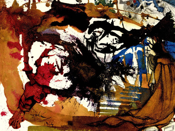 Salvador Dali, Composition (Michler/Löpsinger 1600; Field 69-3), Biblia Sacra, Limited Edition Lithograph