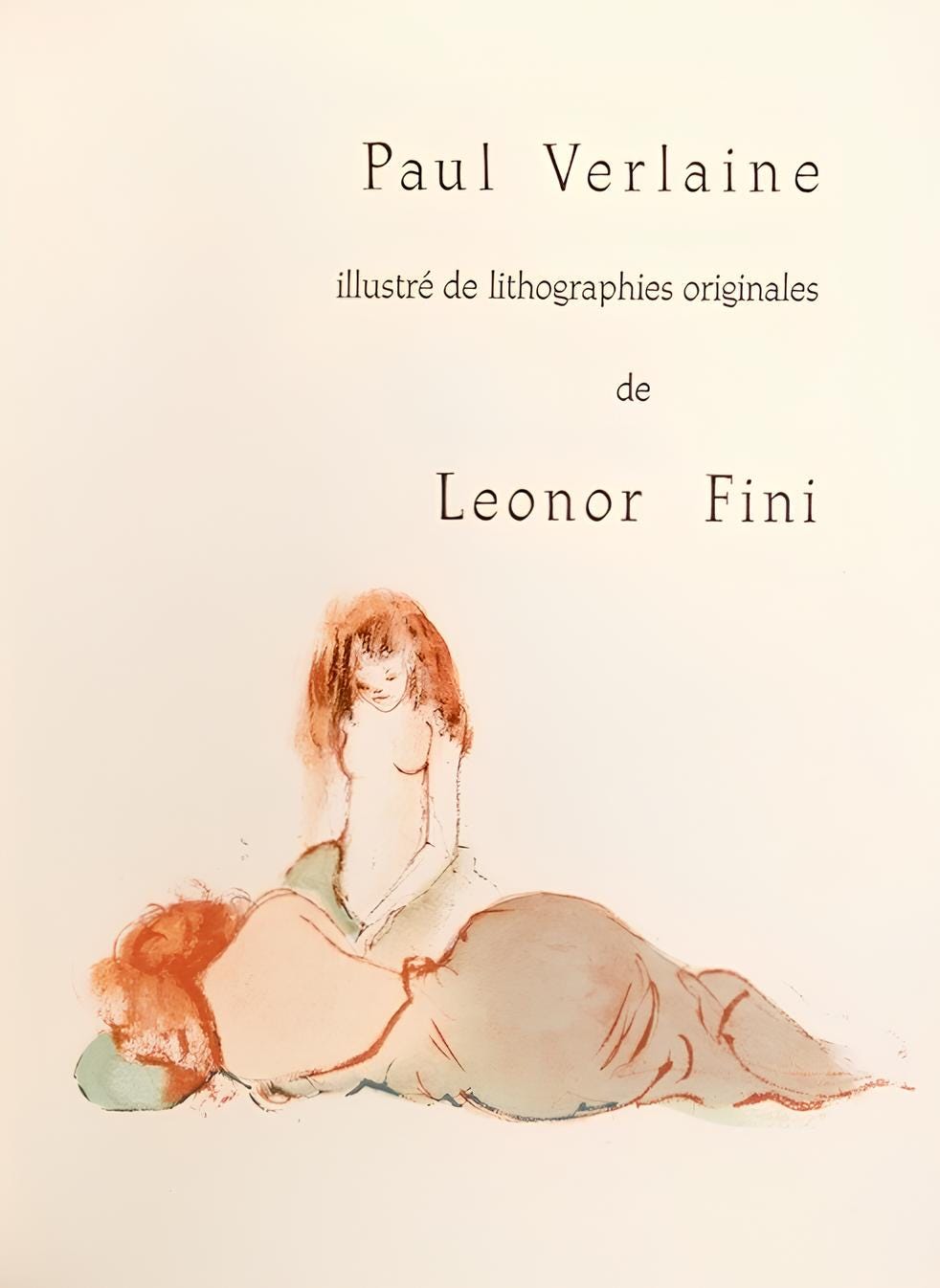 Léonor Fini, Composition, Parallèlement, Limited Edition Lithograph