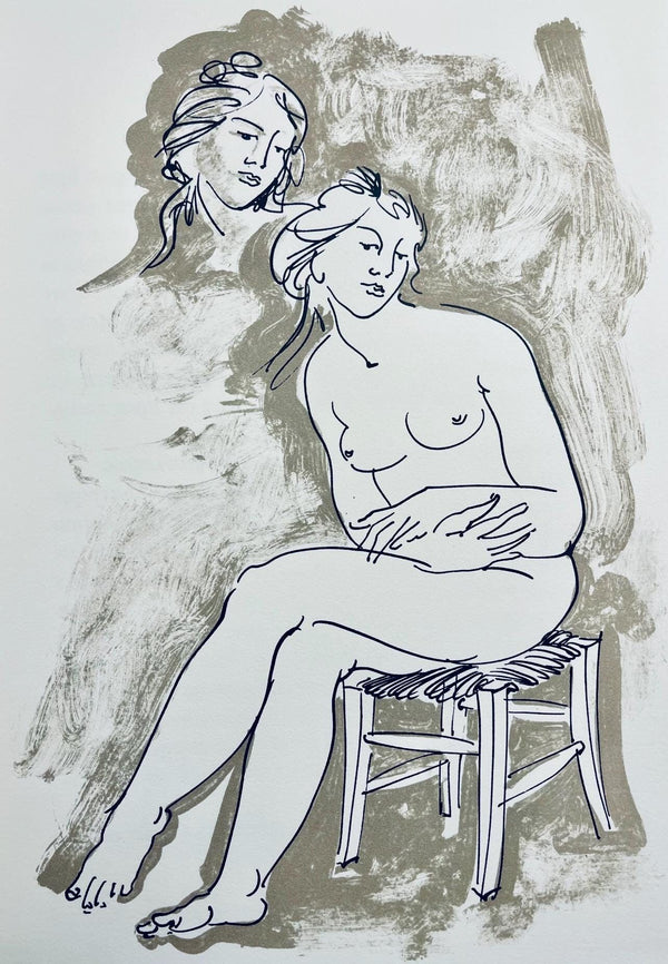 Hans Erni, Composition, Réflexions Simples Sur Le Corps, Limited Edition Lithograph