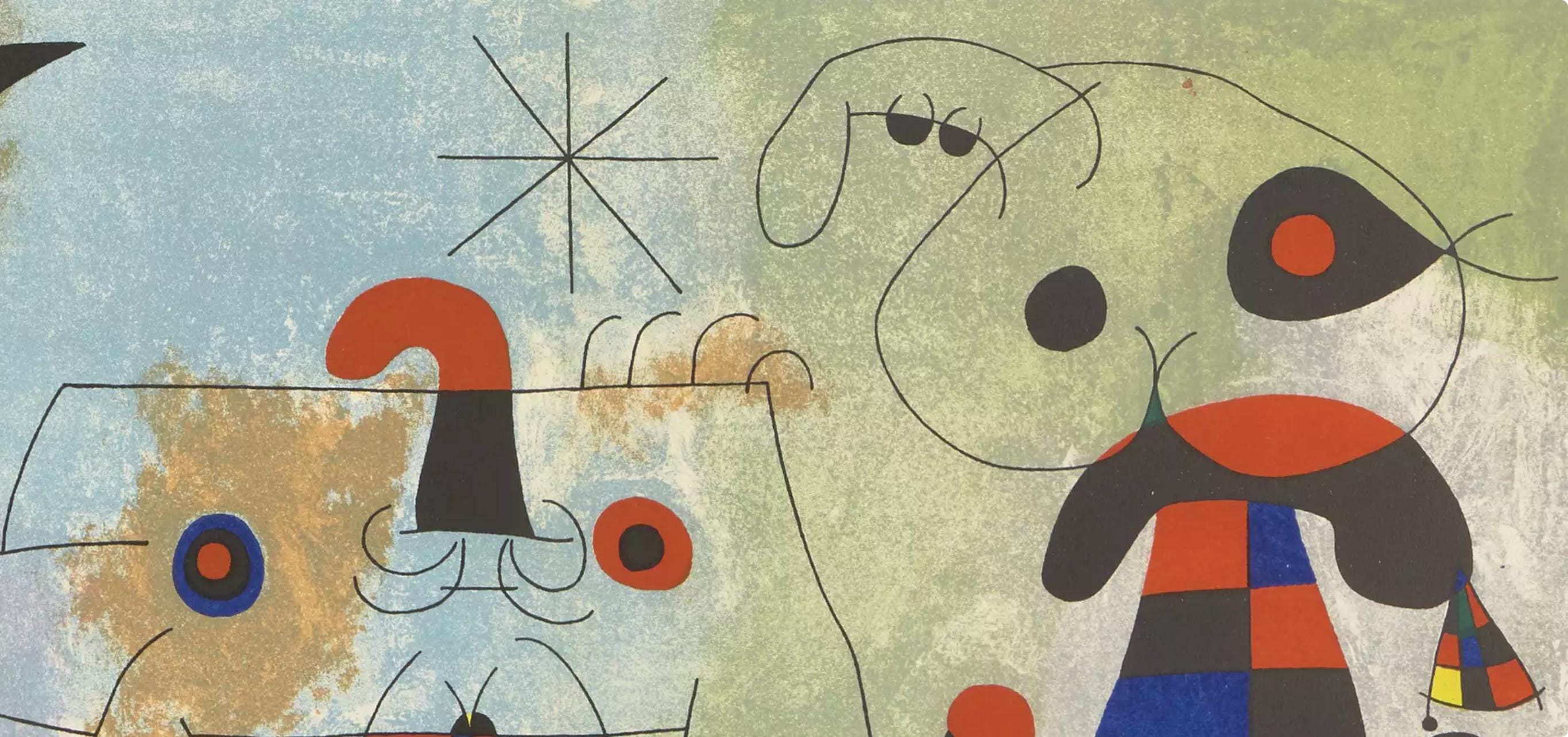 Joan Miró, Composition (Mourlot 1708), Derrière le miroir, Limited Edition Lithograph