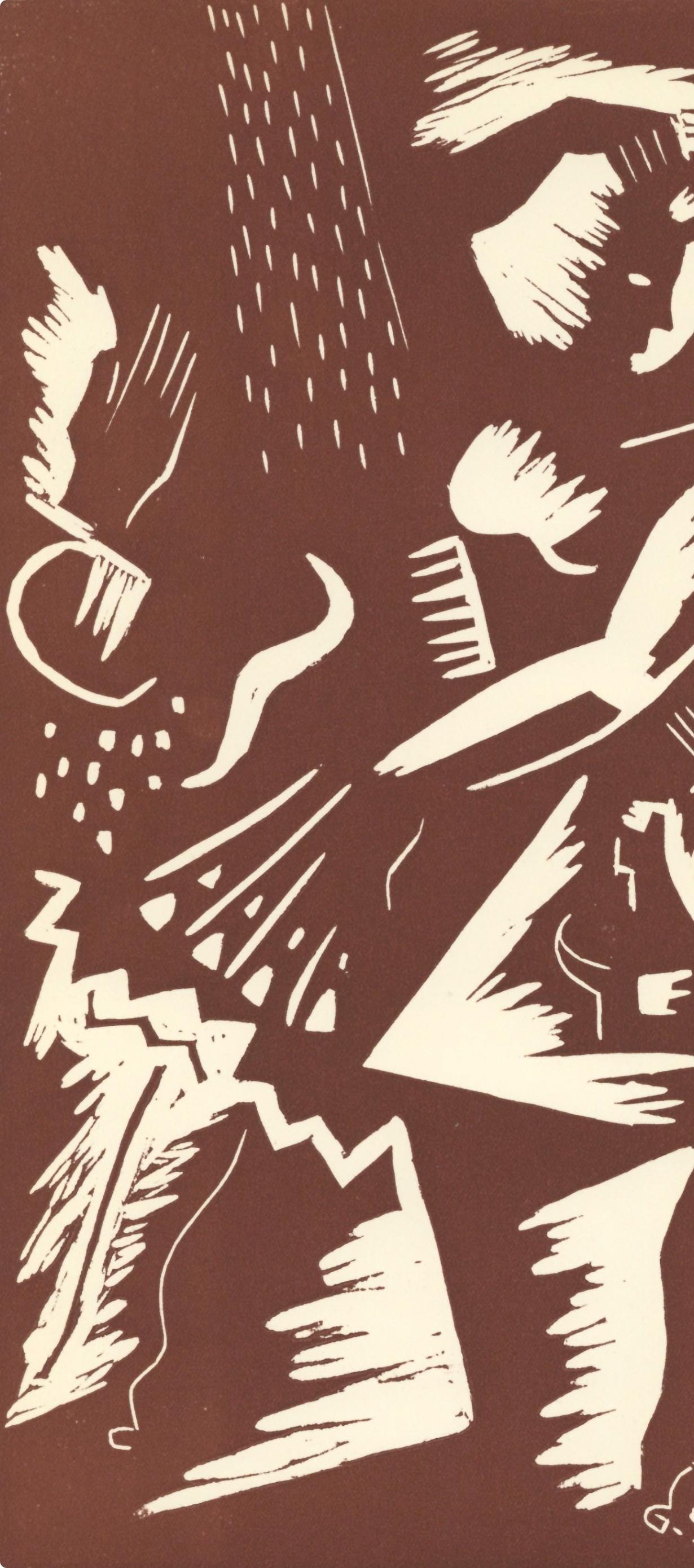 Gino Severini, Gravure Futuriste, XXe siècle, Limited Edition Linocut